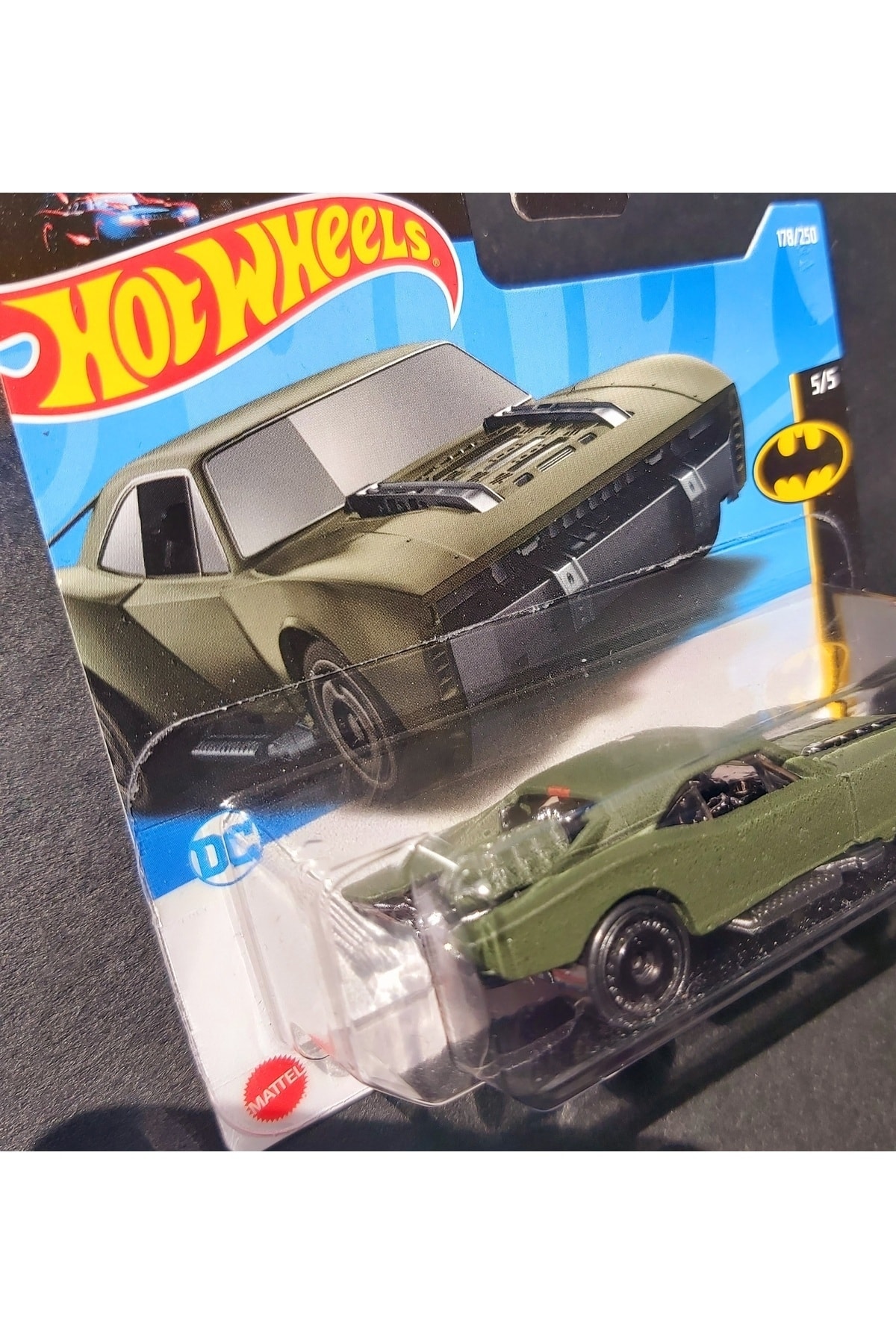 ماشین اسباب بازی BATMOBILE BATMAN هات ویلز اورجینال HOT WHEELS