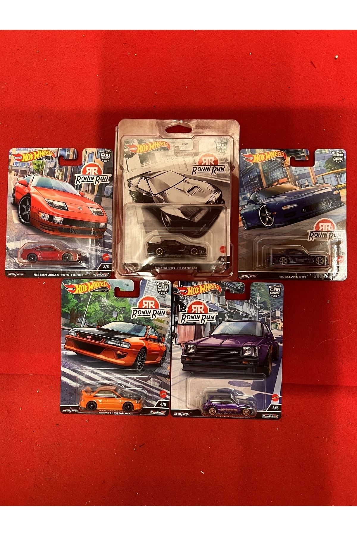 ماشین اسباب بازی ست RUN CHASE شامل 5 قطعه از ترکیه HOT WHEELS
