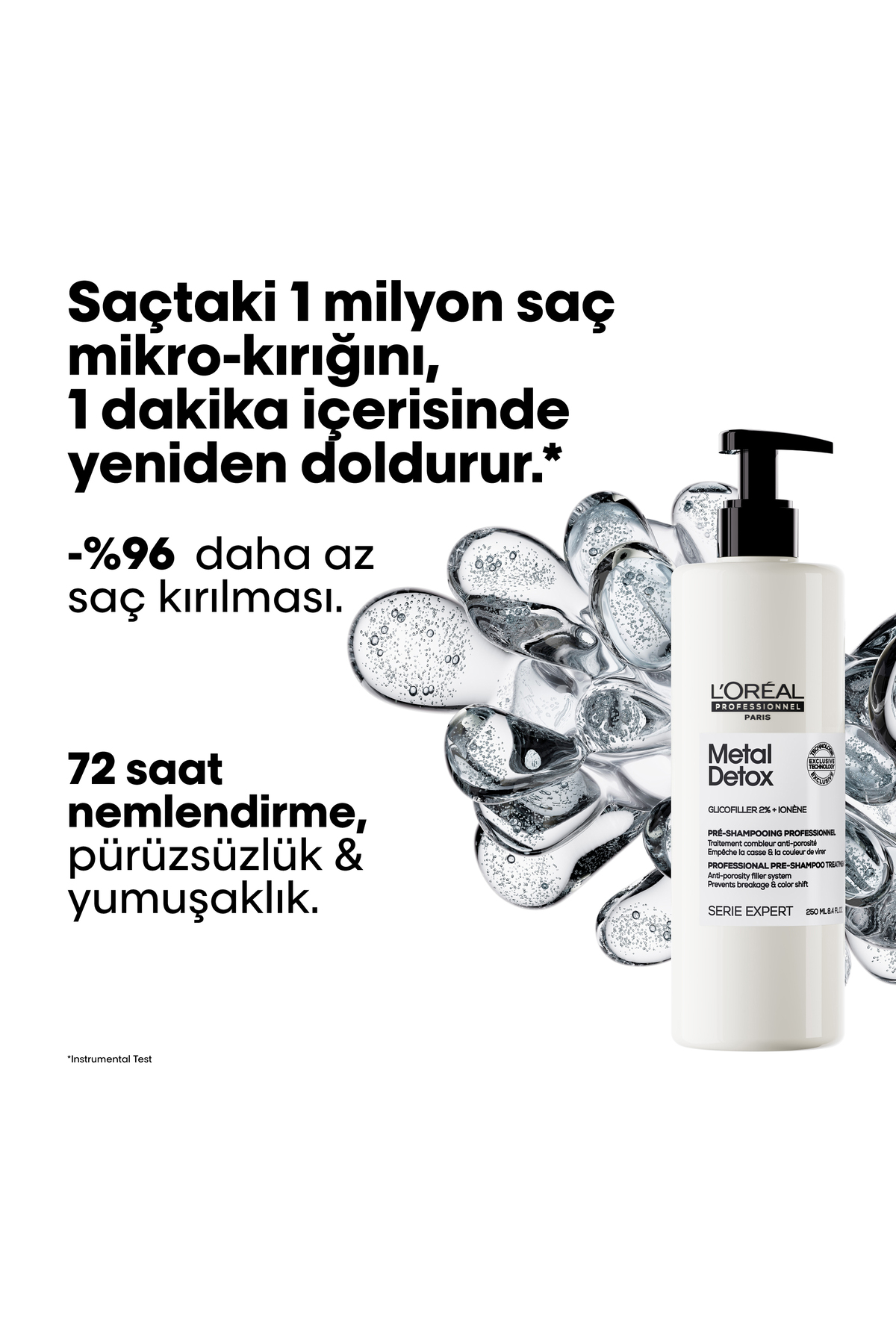 شامپو مردانه و زنانه LOREAL PROFESSIONNEL متخصص فلزی DETOX 72 ساعت مراقبت مرطوب کننده 250 میل L'oreal Professionnel