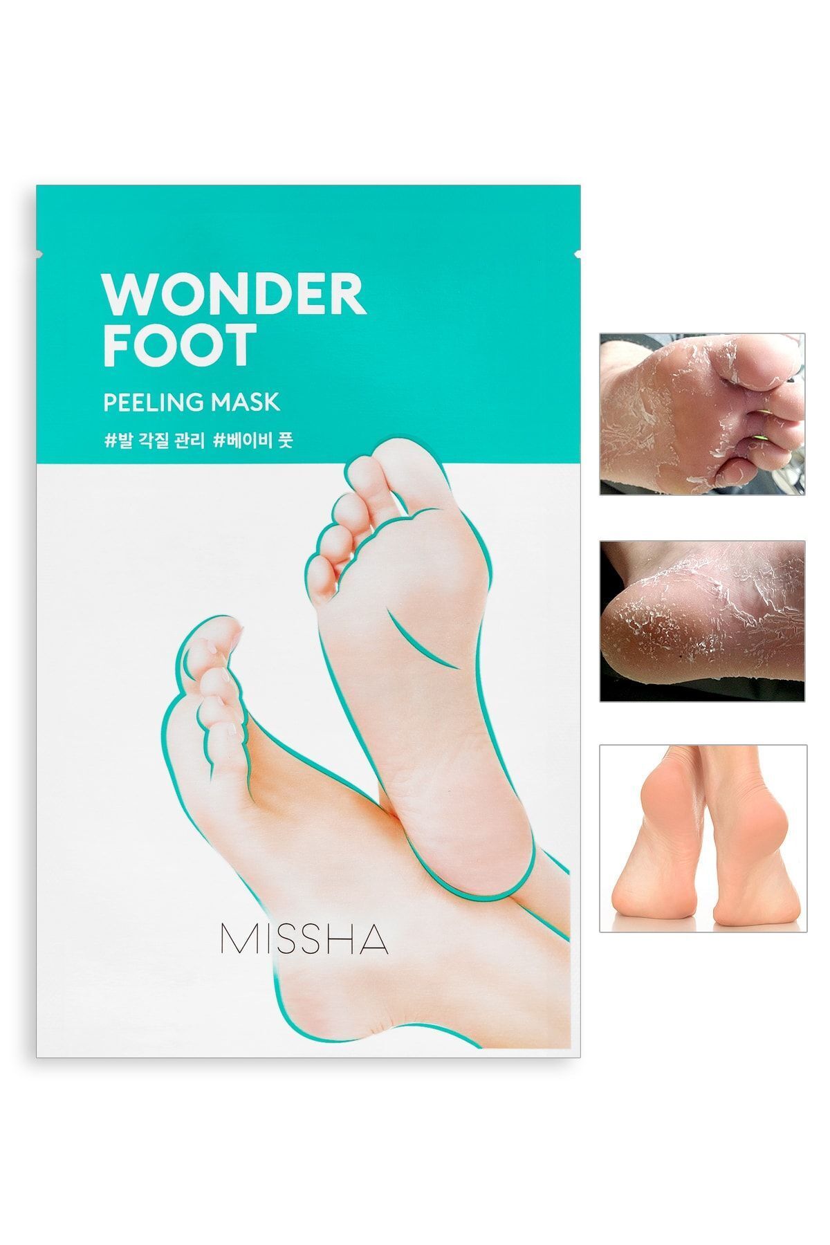 ماسک لایه بردار پا برای رفع پوست های مرده و ترک ها میشا Missha