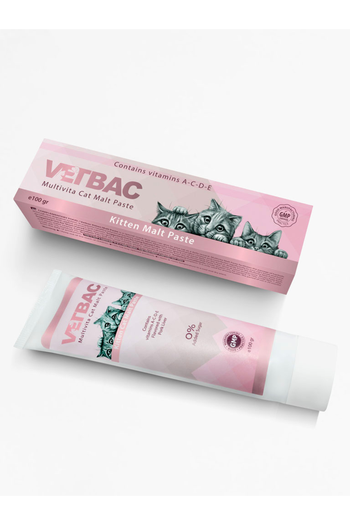 ویتامین بچه‌گربه وت‌بک VETBAC، خمیری