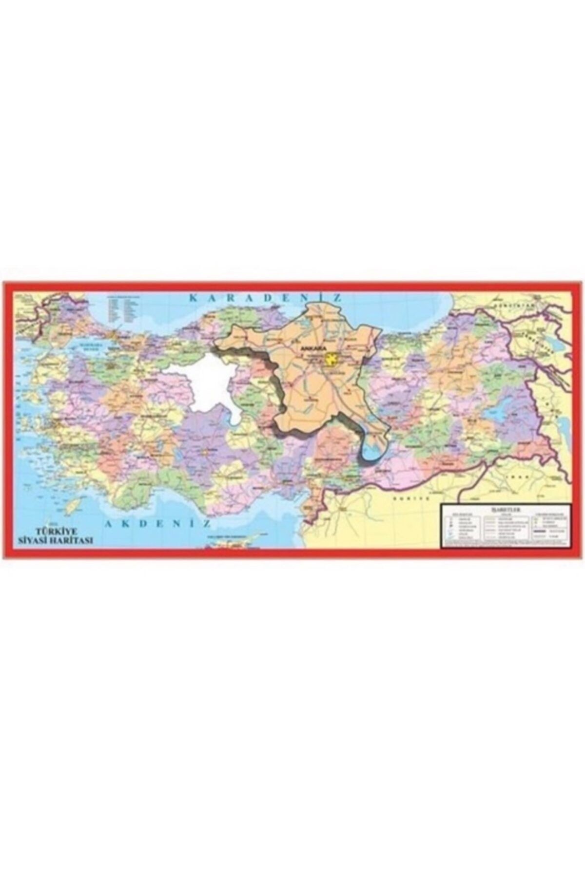 پازل نقشه سیاسی ترکیه 123 Genel Markalar