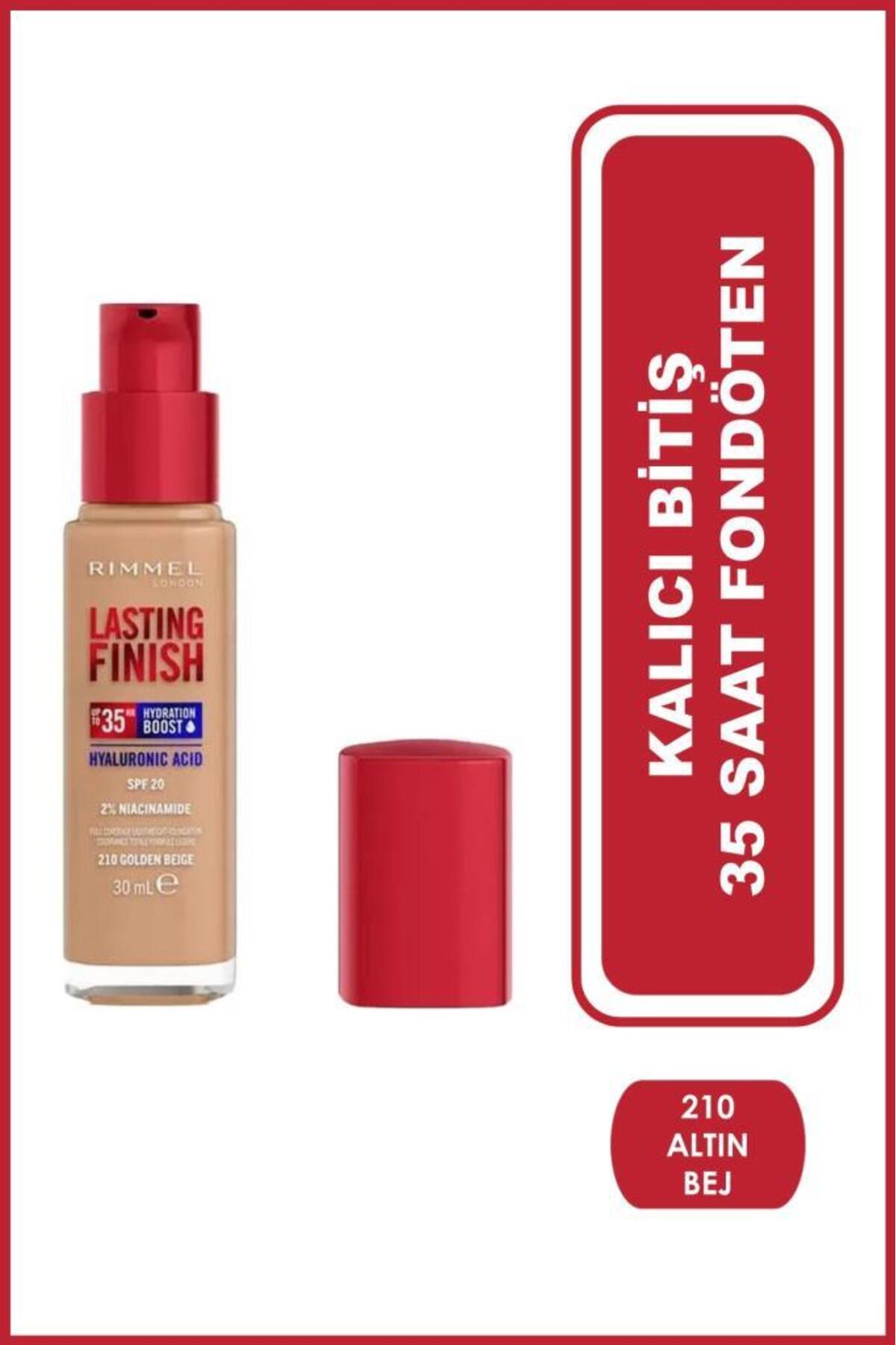 کرم پودر بنیاد 35 ساعت گذشته 210 بژ طلا 30 میل Rimmel London
