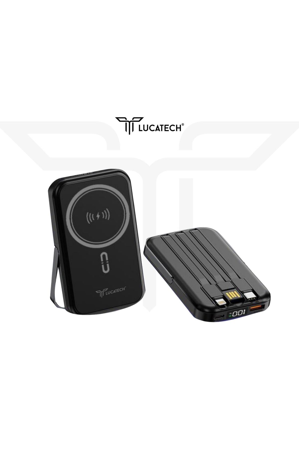 پاوربانک MAGSAFE HUAWEI P20 P30 P40 P50 P60 سازگار با 13000 میلی آمپر ساعت 25 وات اورجینال Lucatech