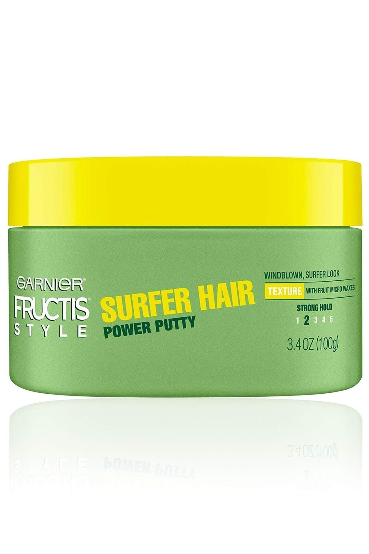 کرم و واکس حالت دهنده مو مردانه زنانه FRUCTIS SURFER HAIR 2 موم 100GR Garnier