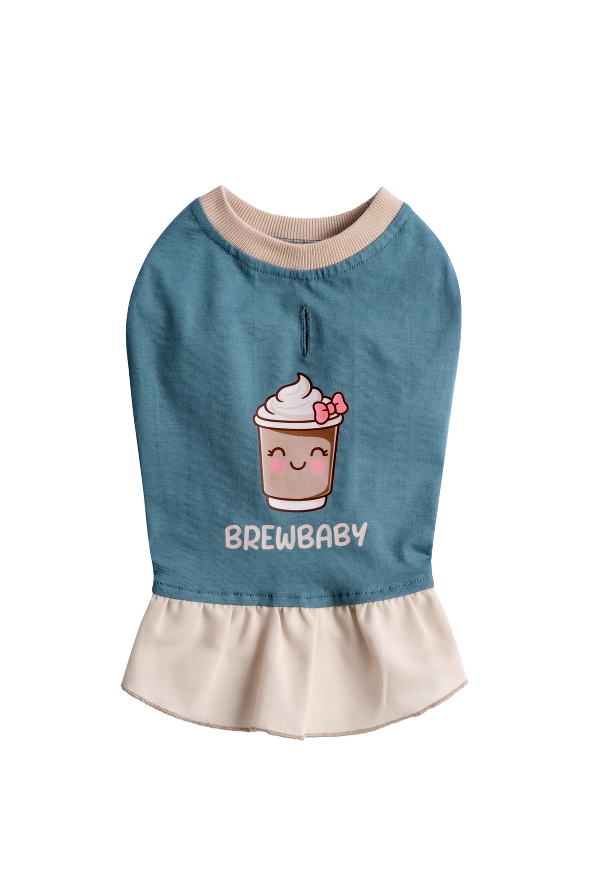 لباس سگ نخی سبز تیره «Brew Baby» فورامور Fouramour