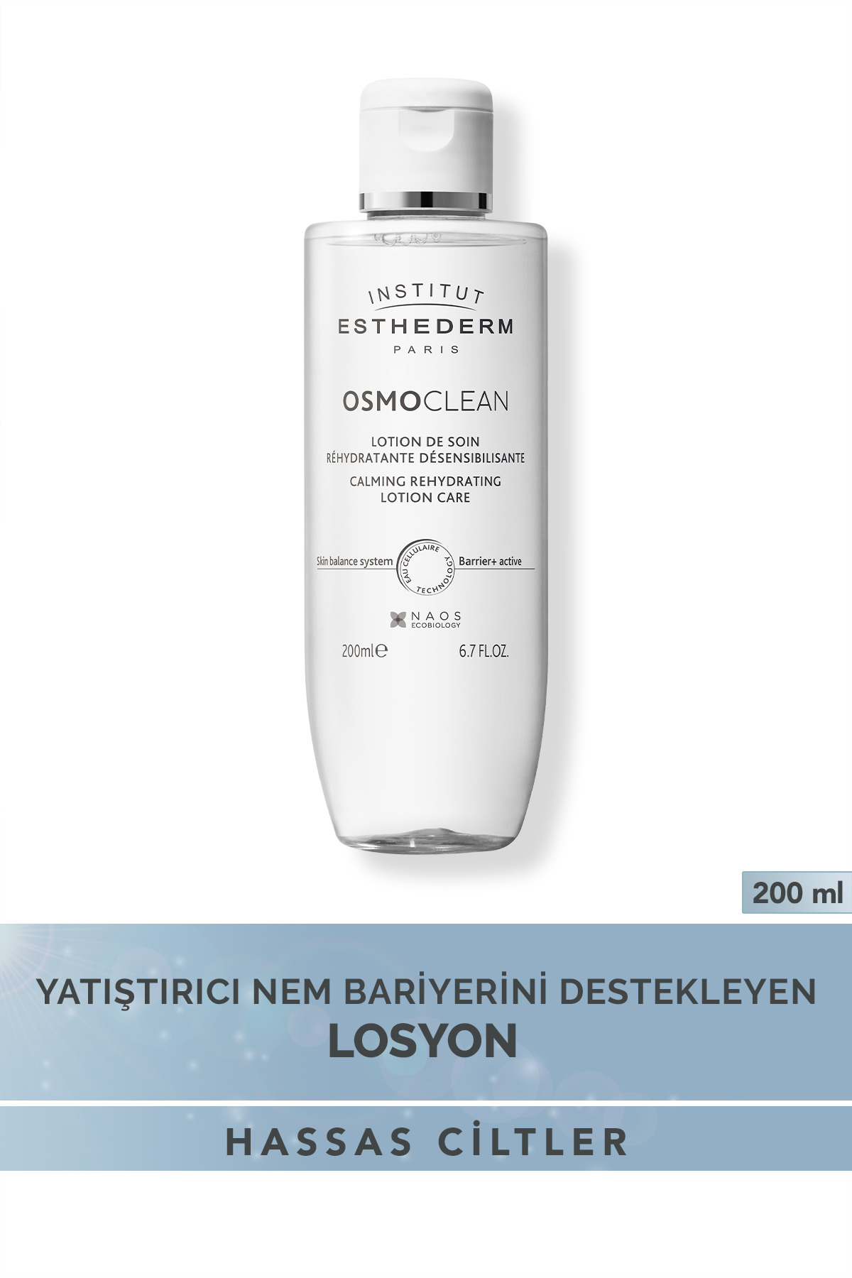 تونر OSMOCLEAN HYDRA REPLENISHING FRESH LOTION اثر احیا کننده تونیک مرطوب طراوت 200ML INSTITUT ESTHEDERM