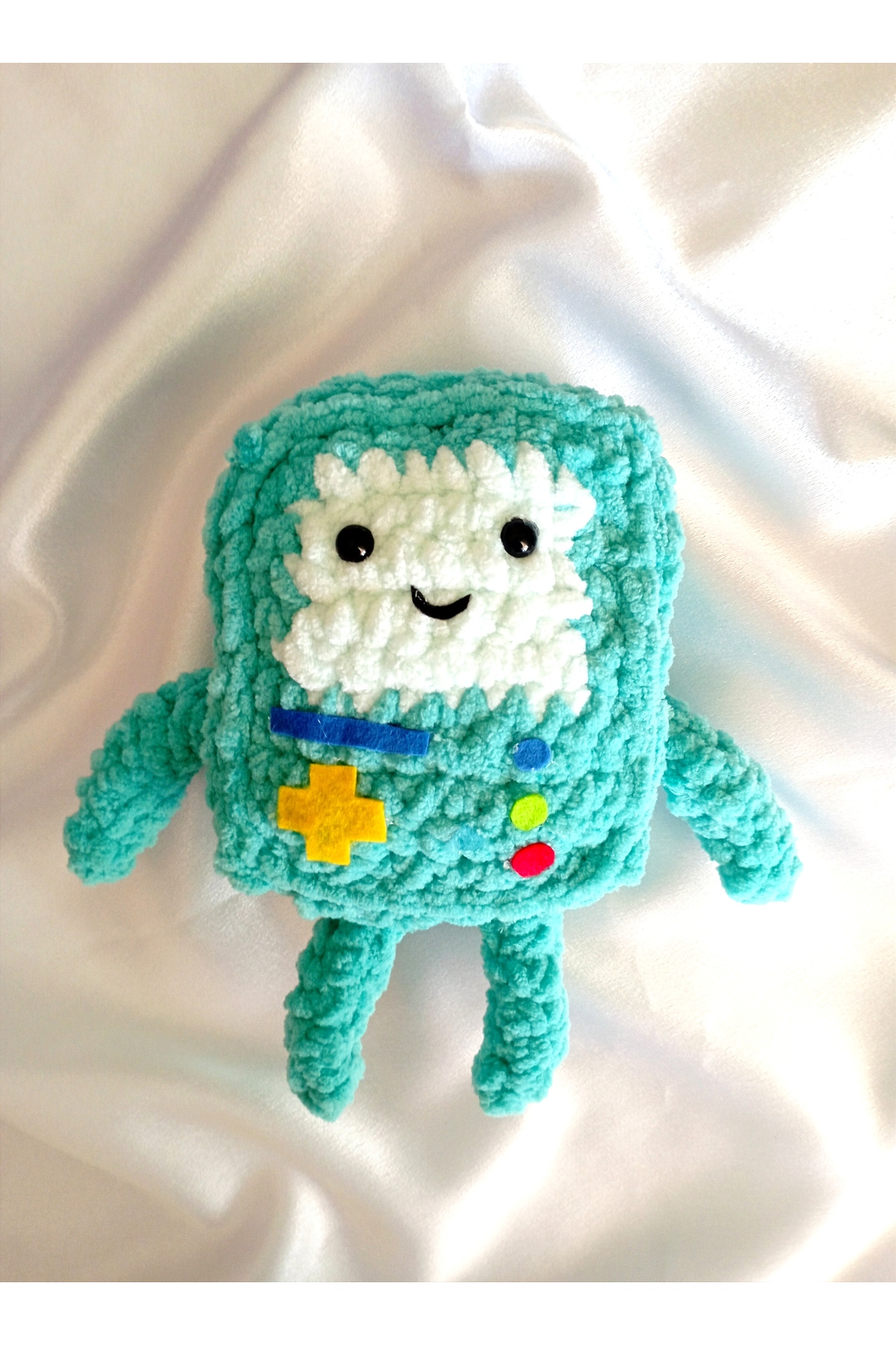 فیگور ADVENTURE TIME BMO بافتنی مخمل خواب دار از ترکیه eklektis