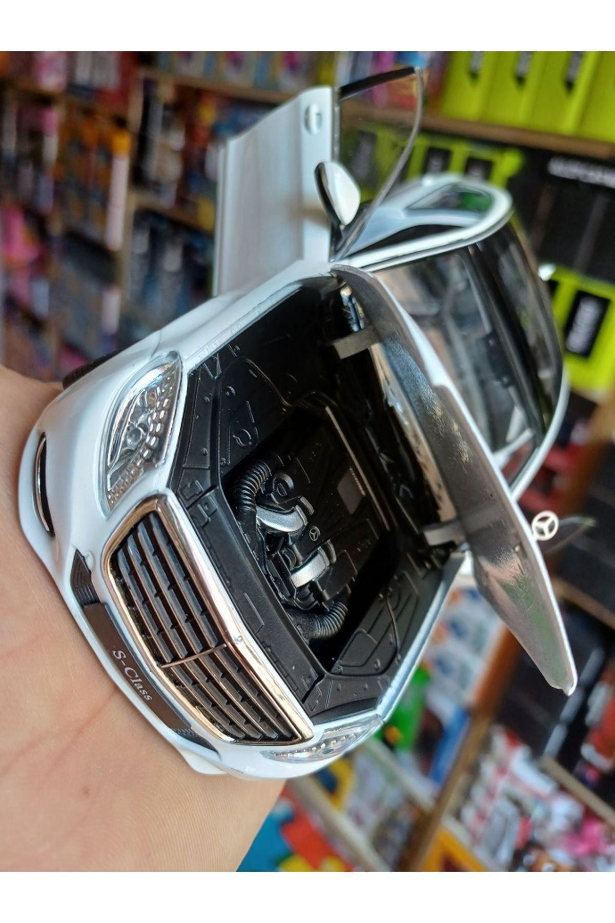 مدل خودرو مرسدس بنز S500 S CLASS 1:24 SCALE METAL MODEL CAR DIECAST COLLECTION 18X8CM از ترکیه OYUNCAKSAHİLİ