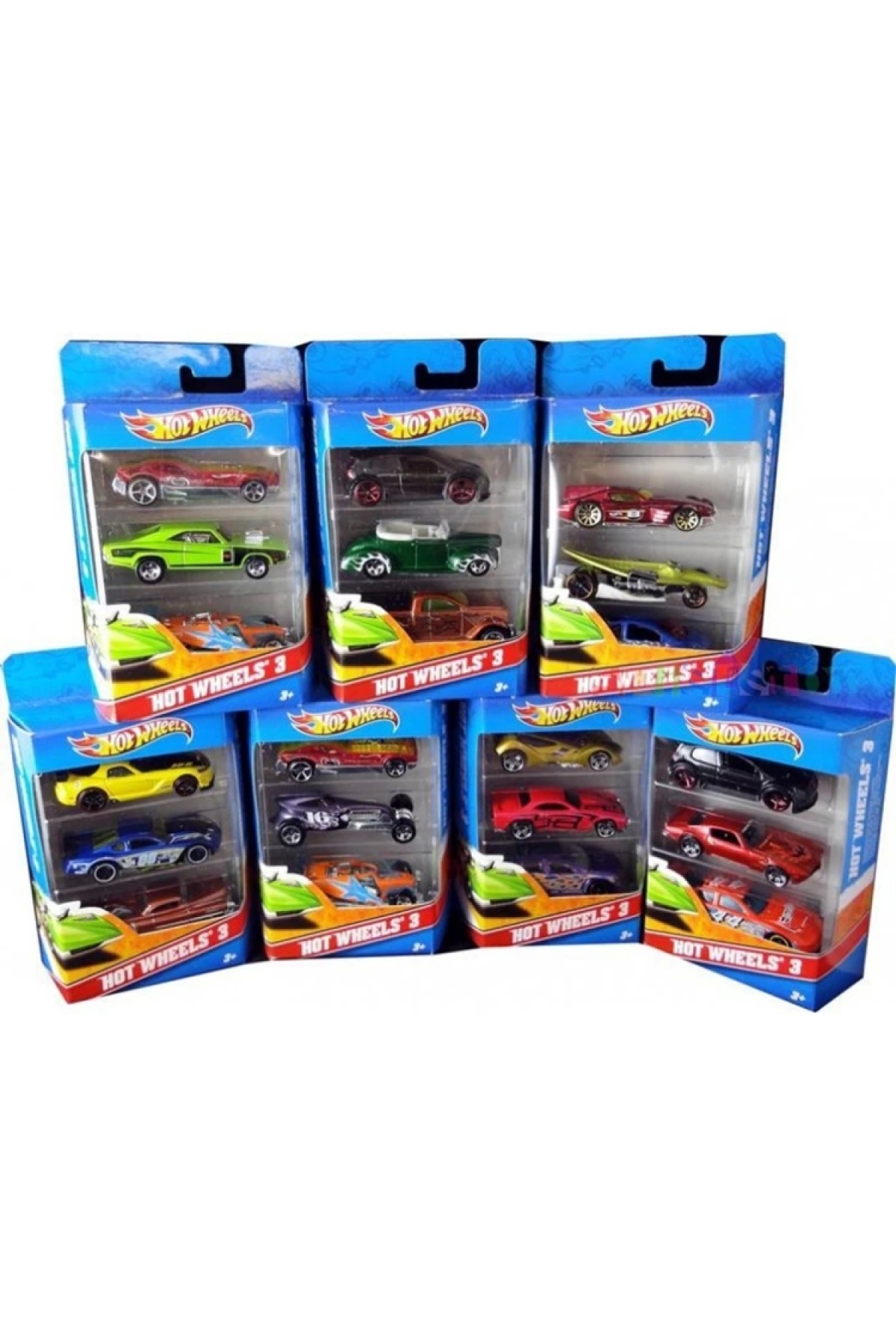 ماشین اسباب بازی ست سه گانه MATTEL K5904 1 مجموعه از ترکیه HOT WHEELS