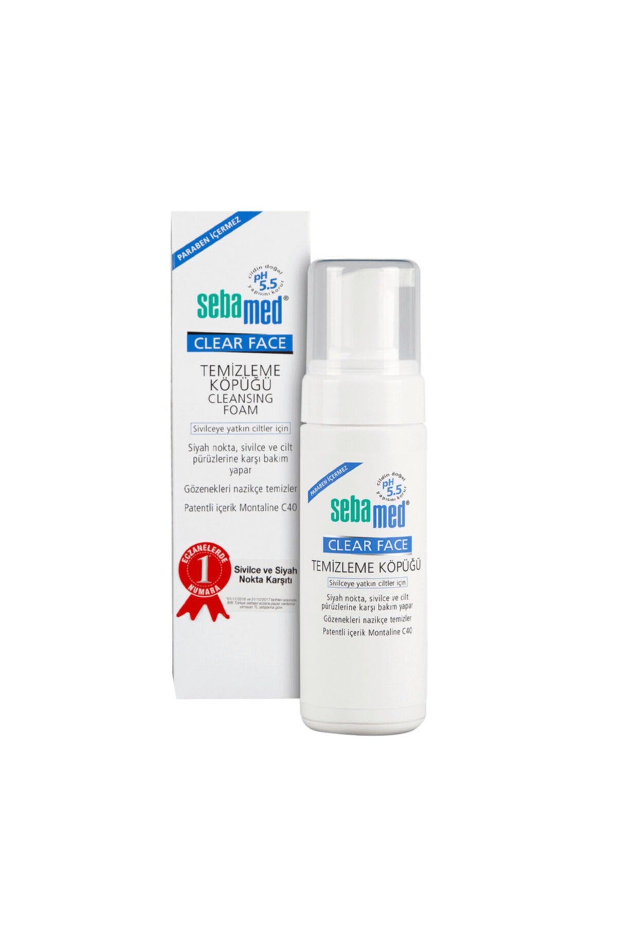 Sebamed پوست صاف تمیز کننده صورت 150 میلی لیتر