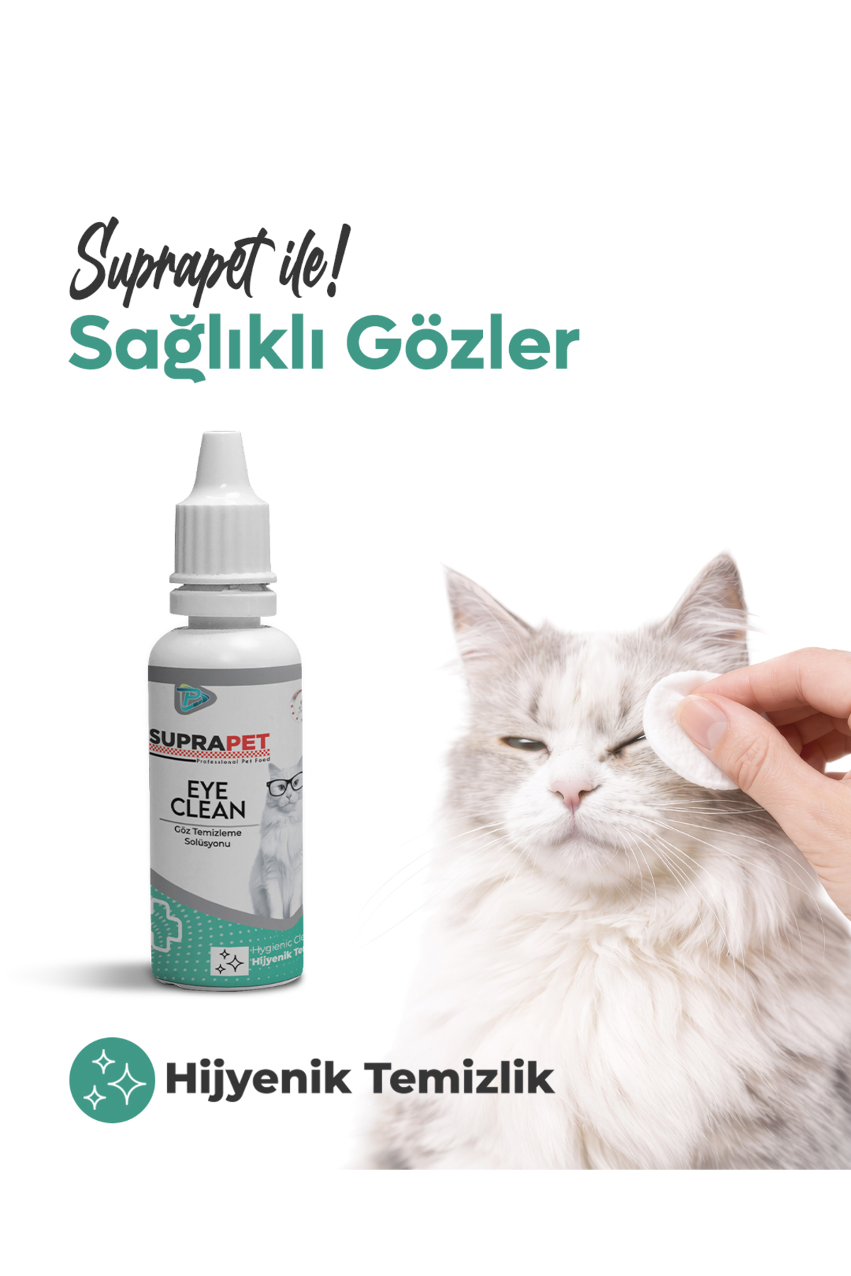 محلول مراقبت و بهداشت چشم گربه و سگ کامپروکس Comprox SUPRAPET Eye Clean