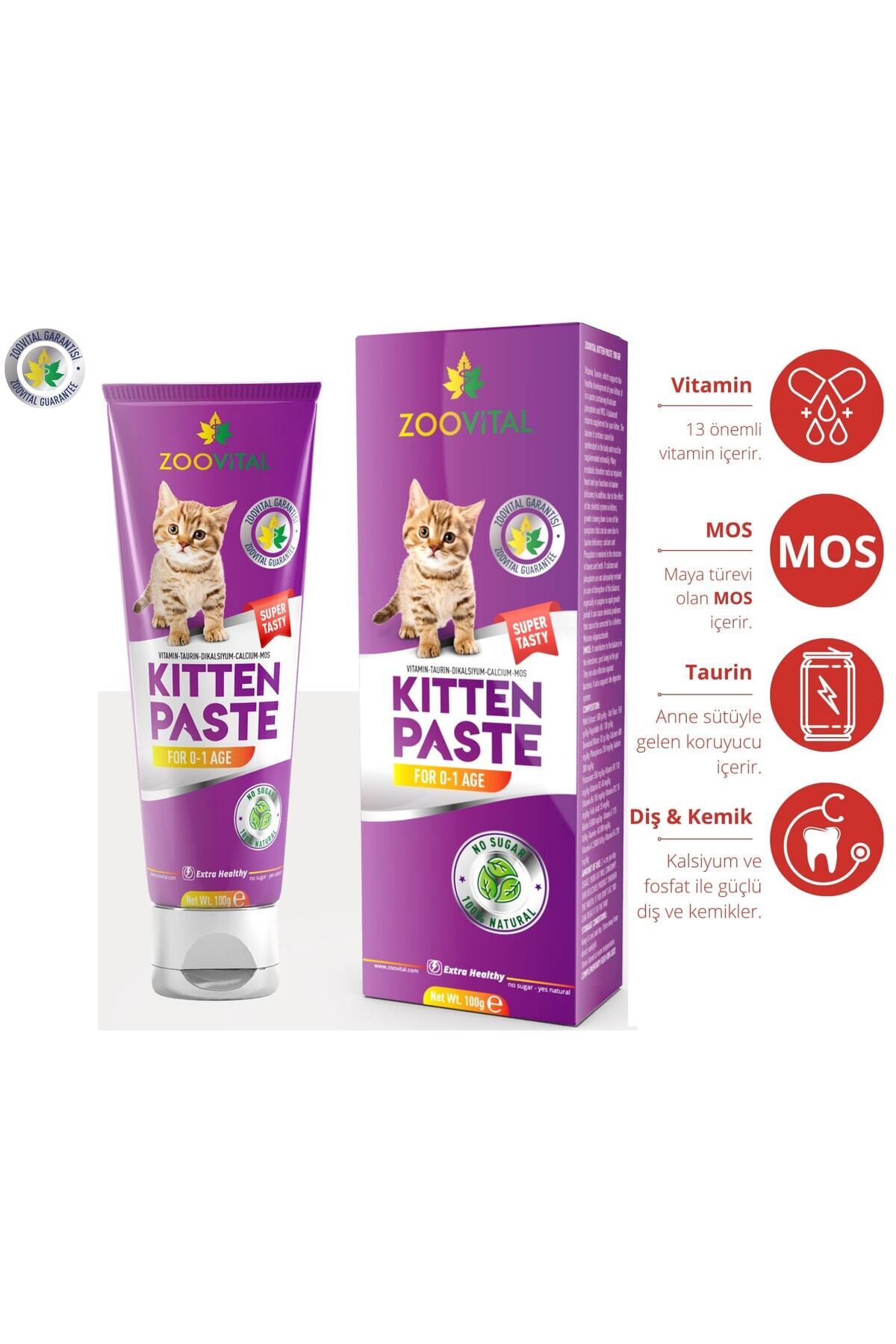 خمیر ویتامینی بچه‌گربه زوویتال Zoovital، ۱۰۰ گرم