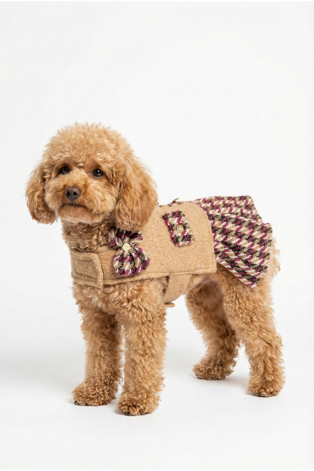 لباس سگ نوبل‌داگ NobleDog مدل BukletElbise، بژ