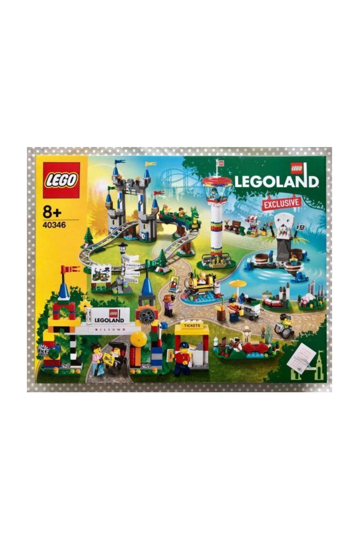 لگو و اسباب بازی های ساخت محور تبلیغات 40346 LEGOLAND اورجینال LEGO