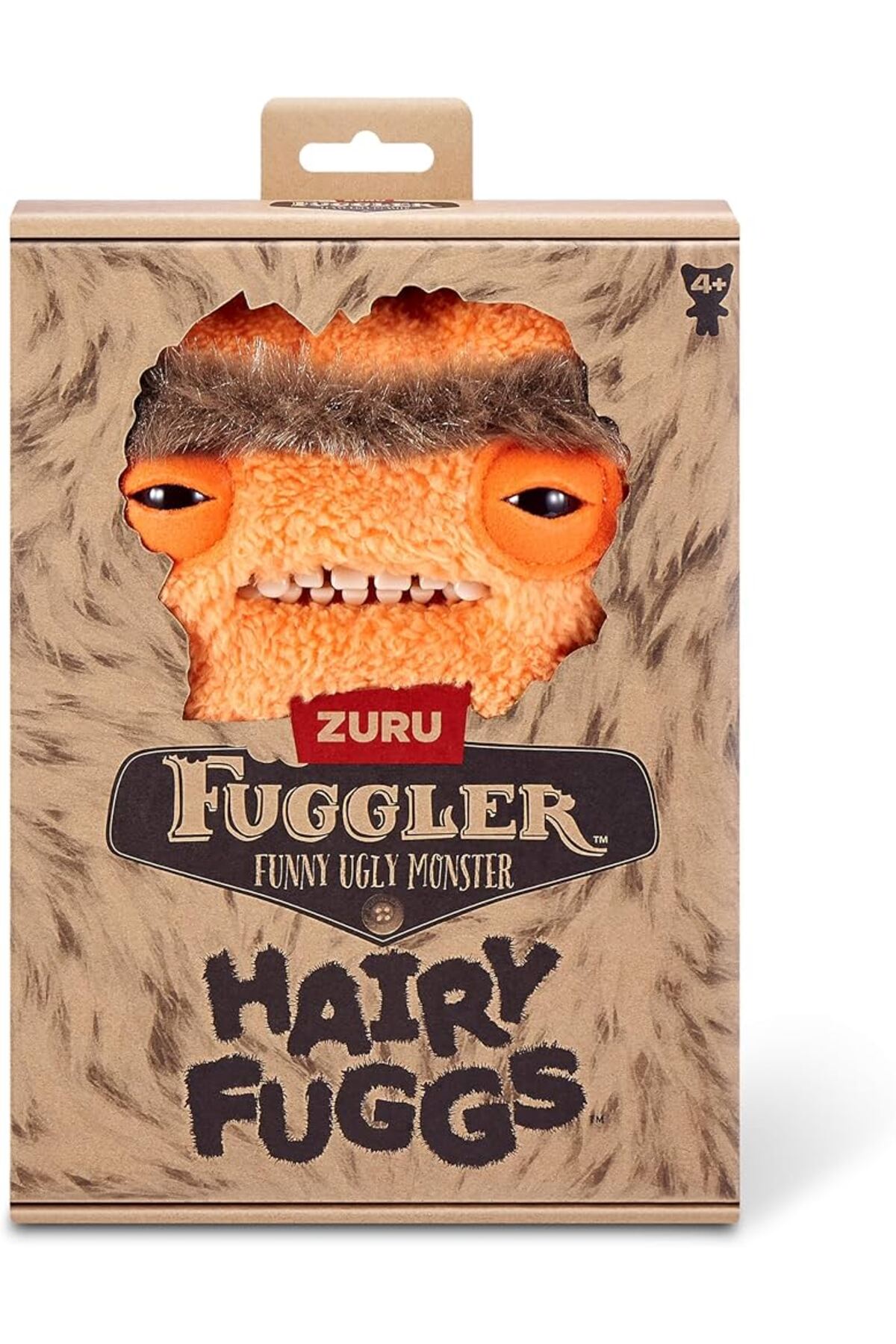 اسباب بازی های پشمی FUGGLER HAIRY FUGGS MUNCH TOY مخمل دار نرم 22 سانتی متری Zuru