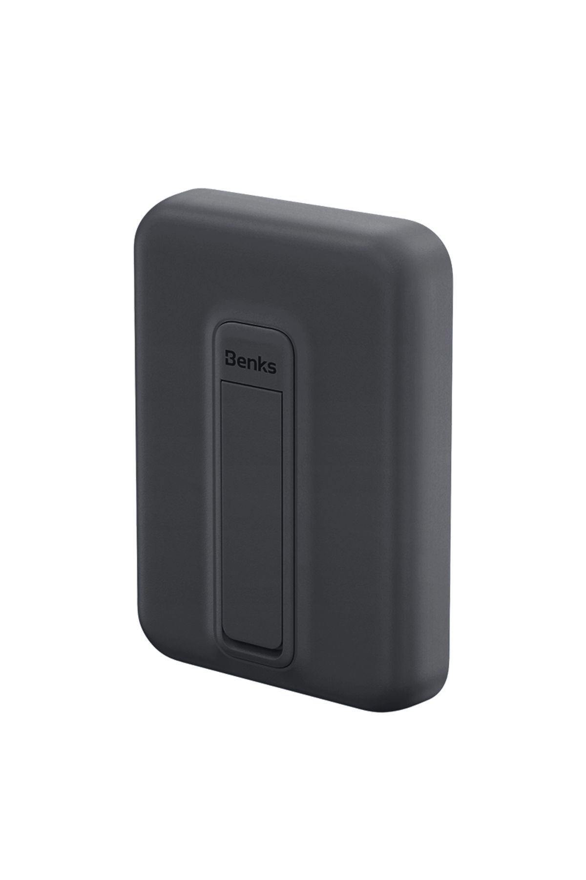 پاوربانک MAGSAFE BENKS MP09 طرح باریک با پایه مغناطیسی 6000MAH 5W مشکی اورجینال Benks