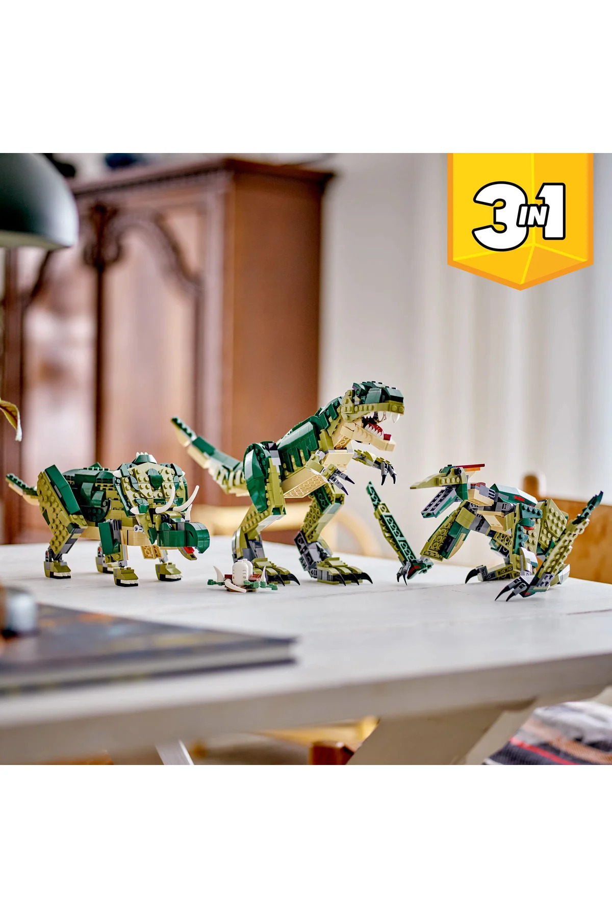 لگو و اسباب بازی های ساخت محور ® CREATOR 3 IN 1 T. REX 31151 – مجموعه ساختمان خلاقانه مدل دایناسور برای 9+ 626P از ترکیه LEGO