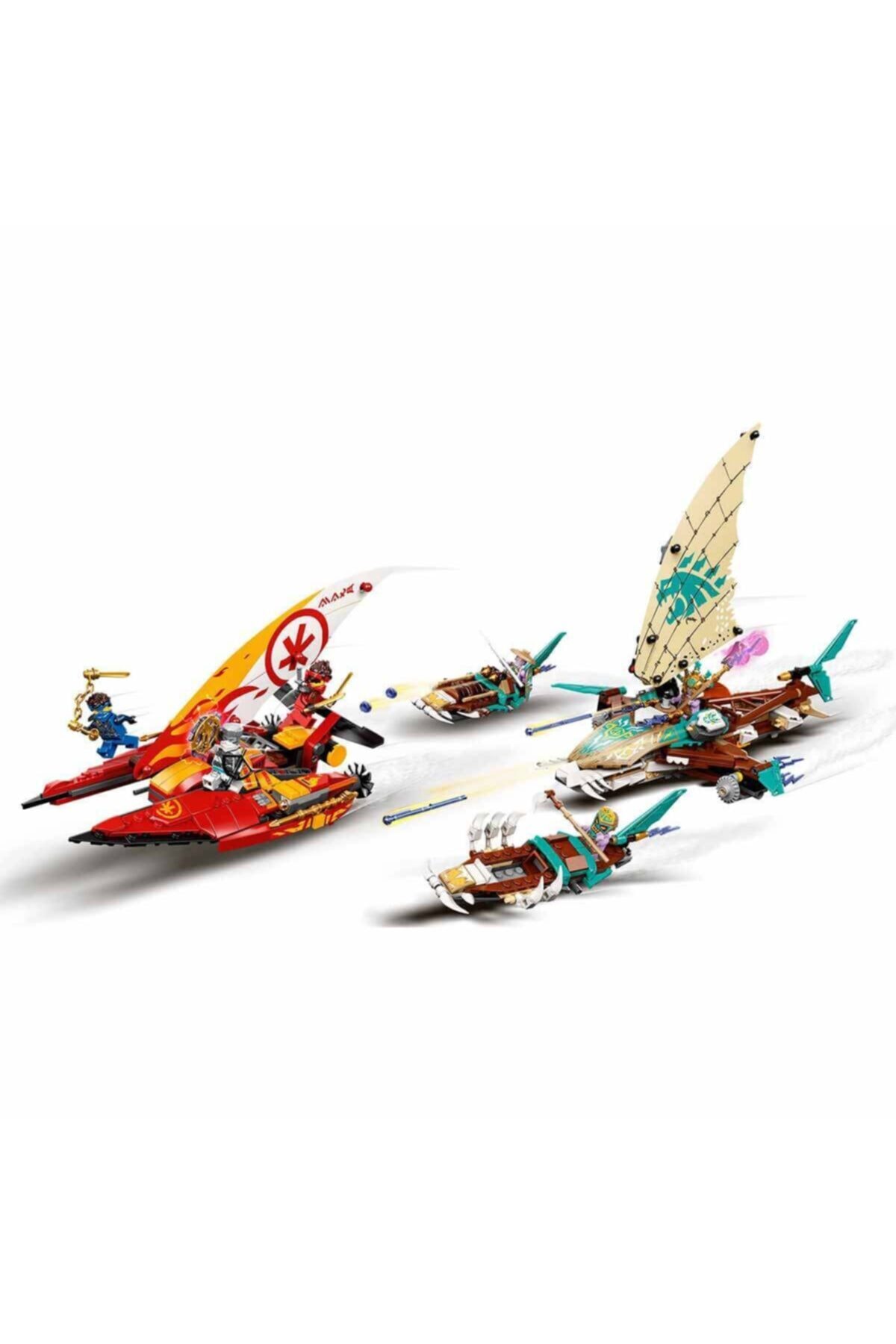 لگو و اسباب بازی های ساخت محور NINJAGO CATAMARAN SEA BATTLE 71748 از ترکیه LEGO