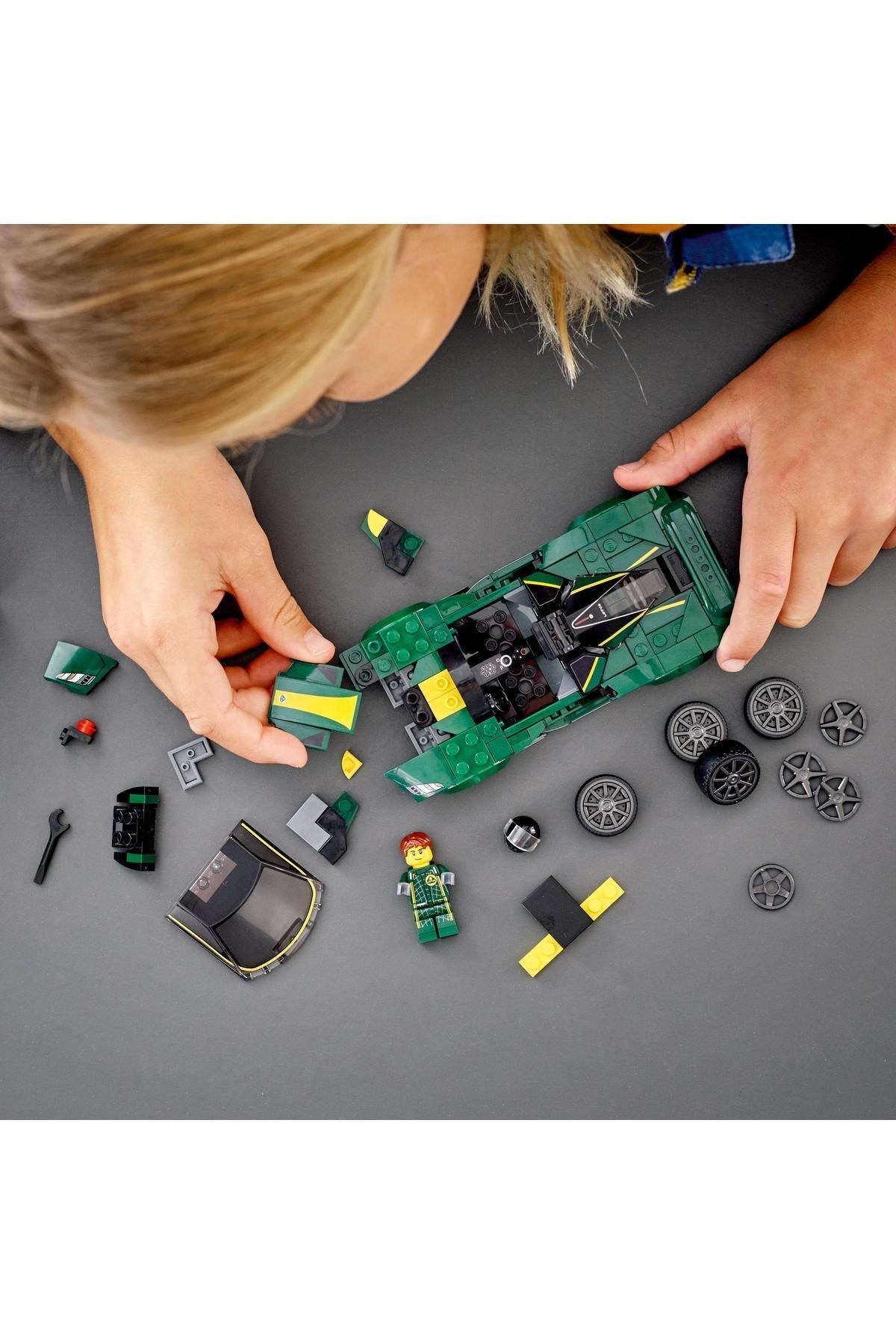 LEGO مجموعه ساخت لوتوس اویجا 76907 اسباب بازی سازی سرعت قهرمانان، 247 تکه 8 سال به بالا