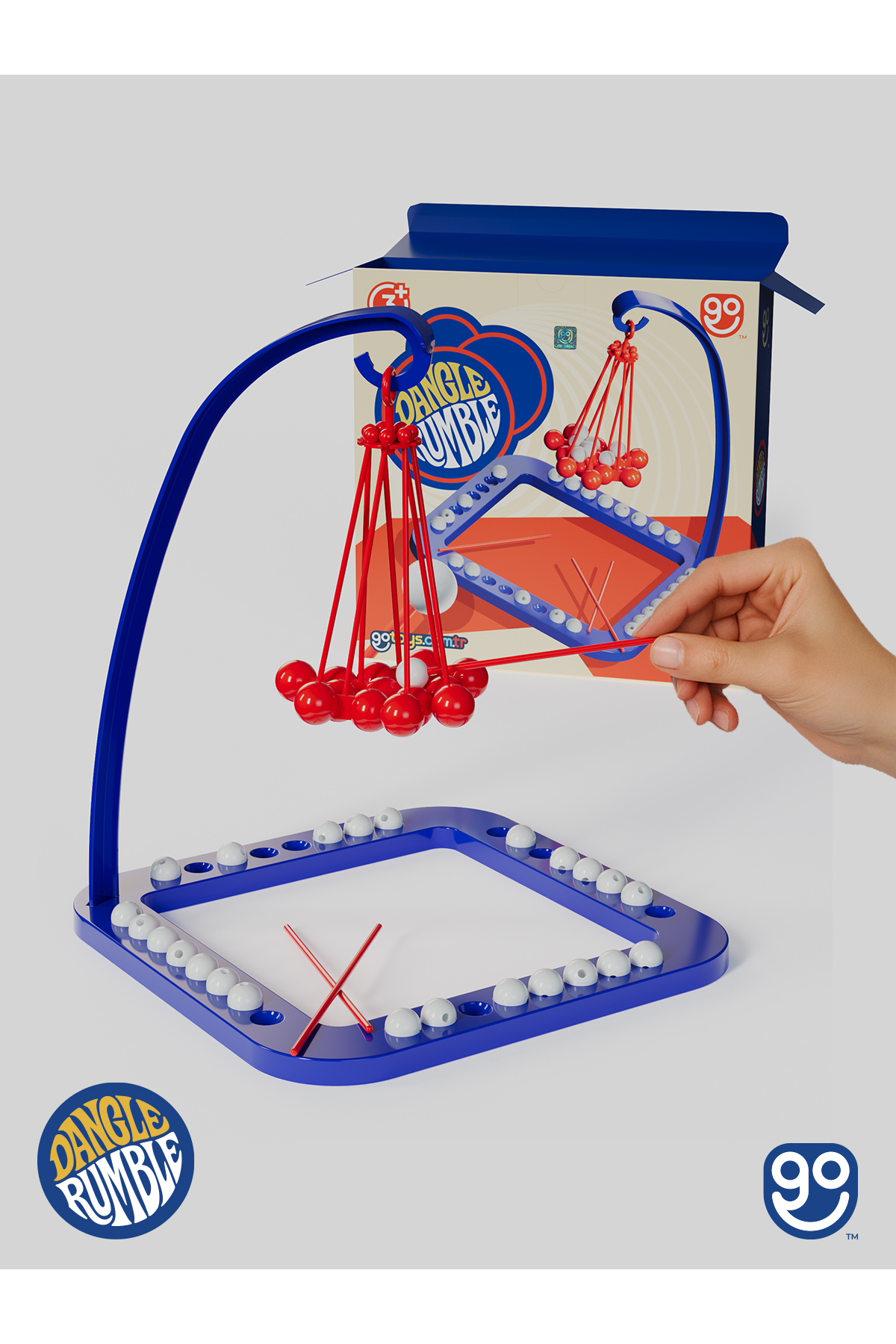 بازی های رومیزی DANGLE RUMBLE STRATEGY TOY FAMILY BOX اورجینال Go Toys