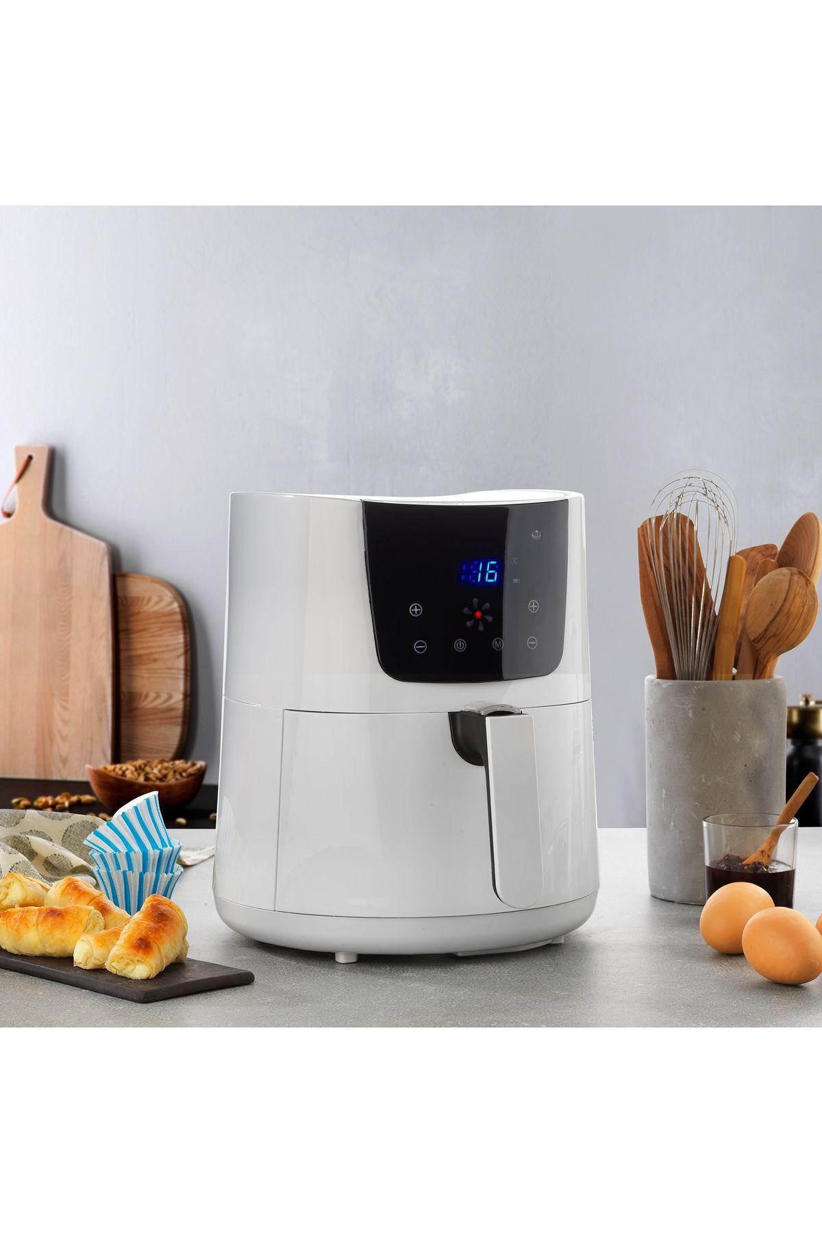 سرخ کن THERMOCHEF DIGITAL AIRFRYER FRYER AIR HOT سفید اورجینال Schafer