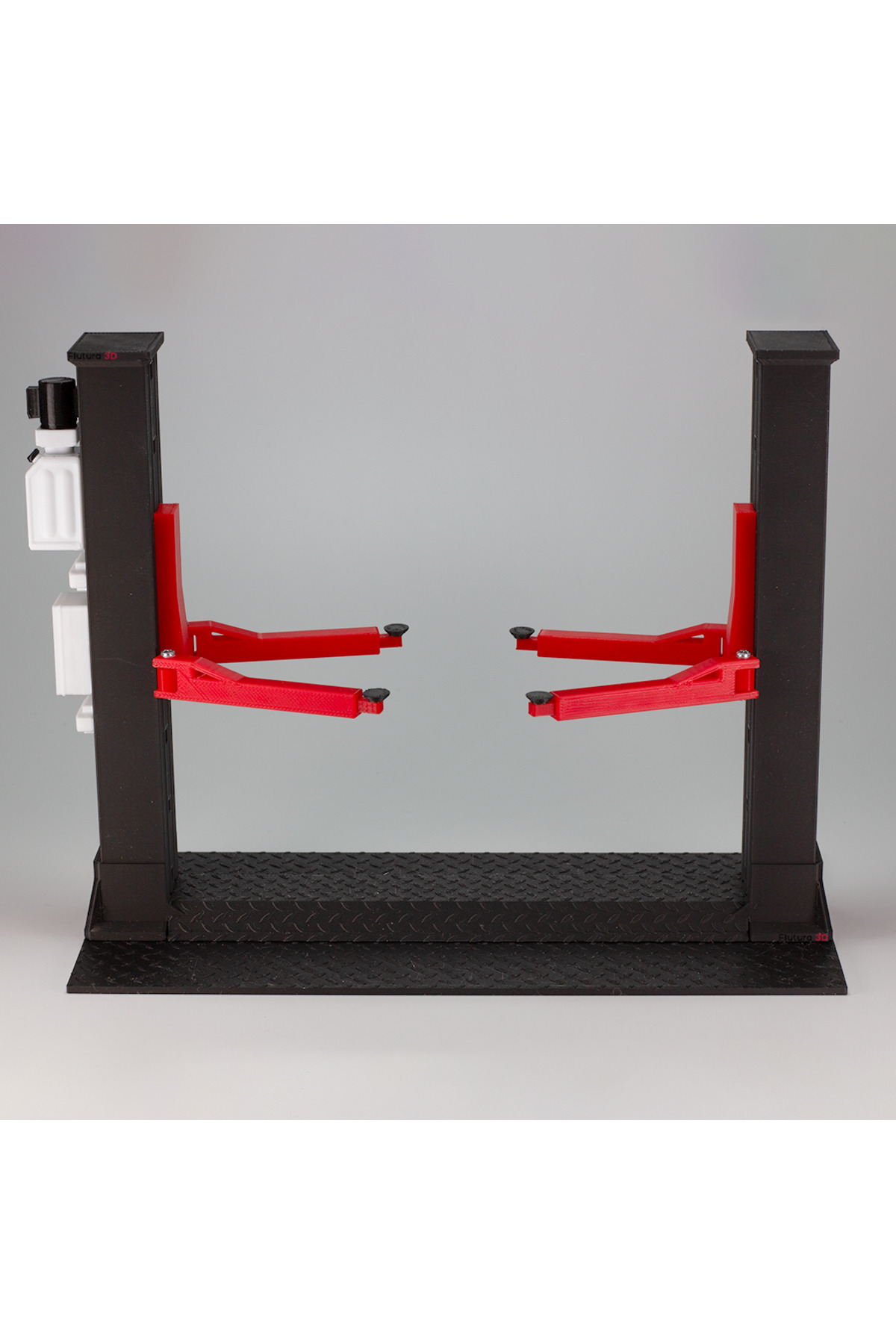 مدل خودرو 1 18 SCALE V MOTION DIORAMA LIFT لوازم جانبی GARAGE 1:18 اورجینال Flutura