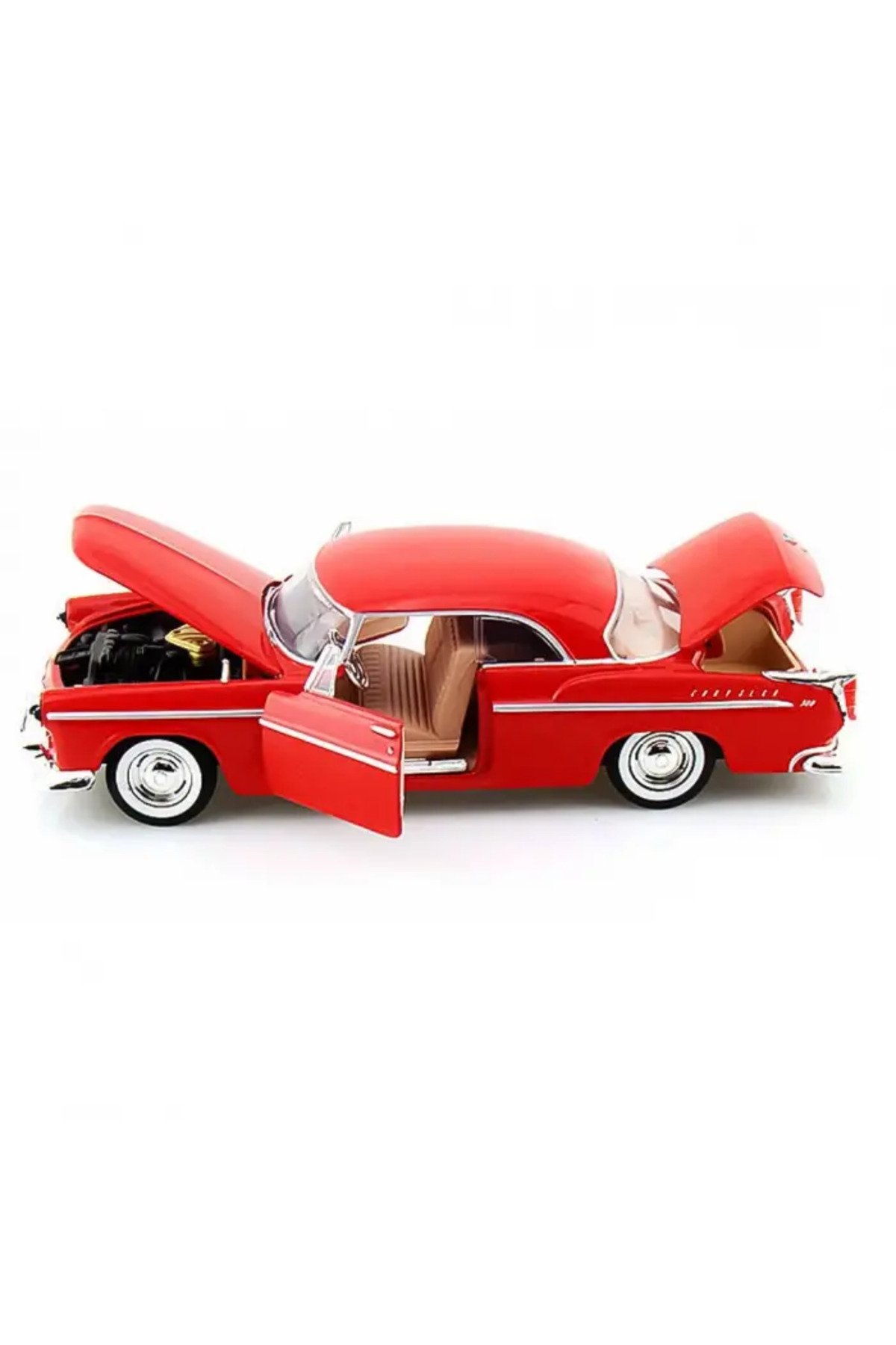مدل خودرو MOTORMAX 1 24 CHRYSLER C300 1955 اورجینال Motor Max