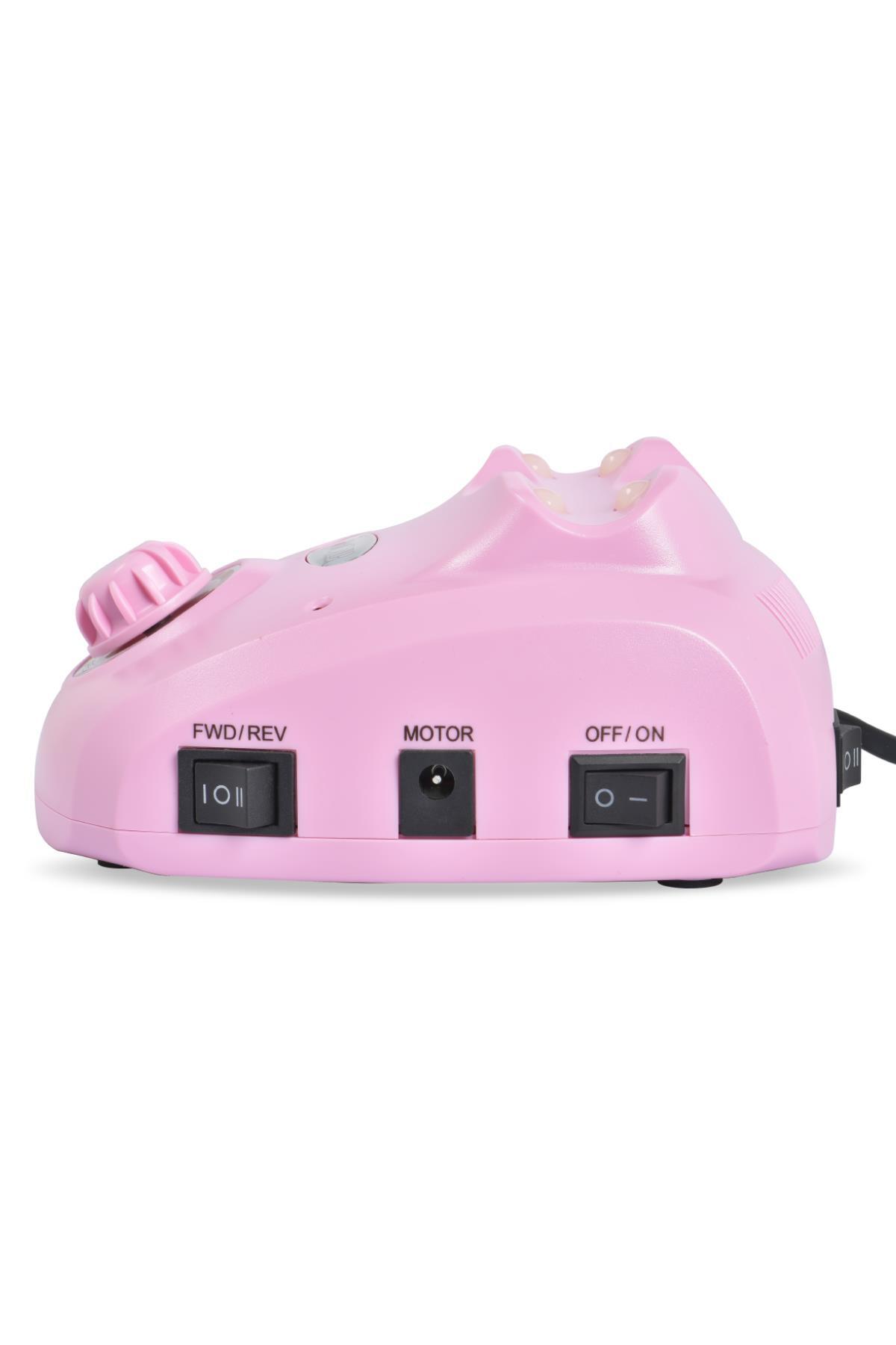 MOZIUR دستگاه فایل ناخن الکتریکی M 800 30W 30.000 RPM صورتی
