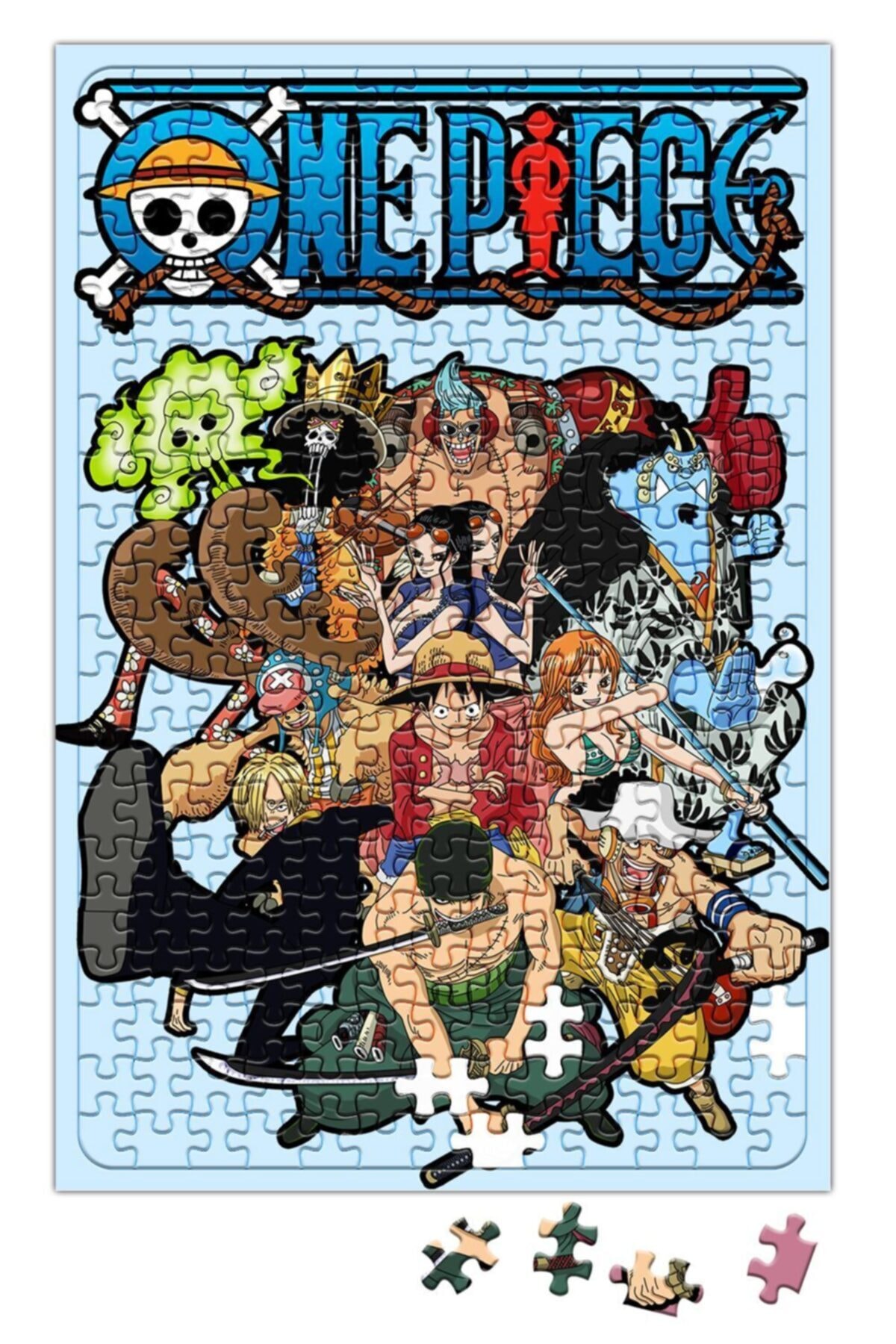 پازل LUFFY RORONOA ZORO NICO ROBIN ADMIRAL KIZARU انیمه سانجی از ترکیه Baskı Dükkanı