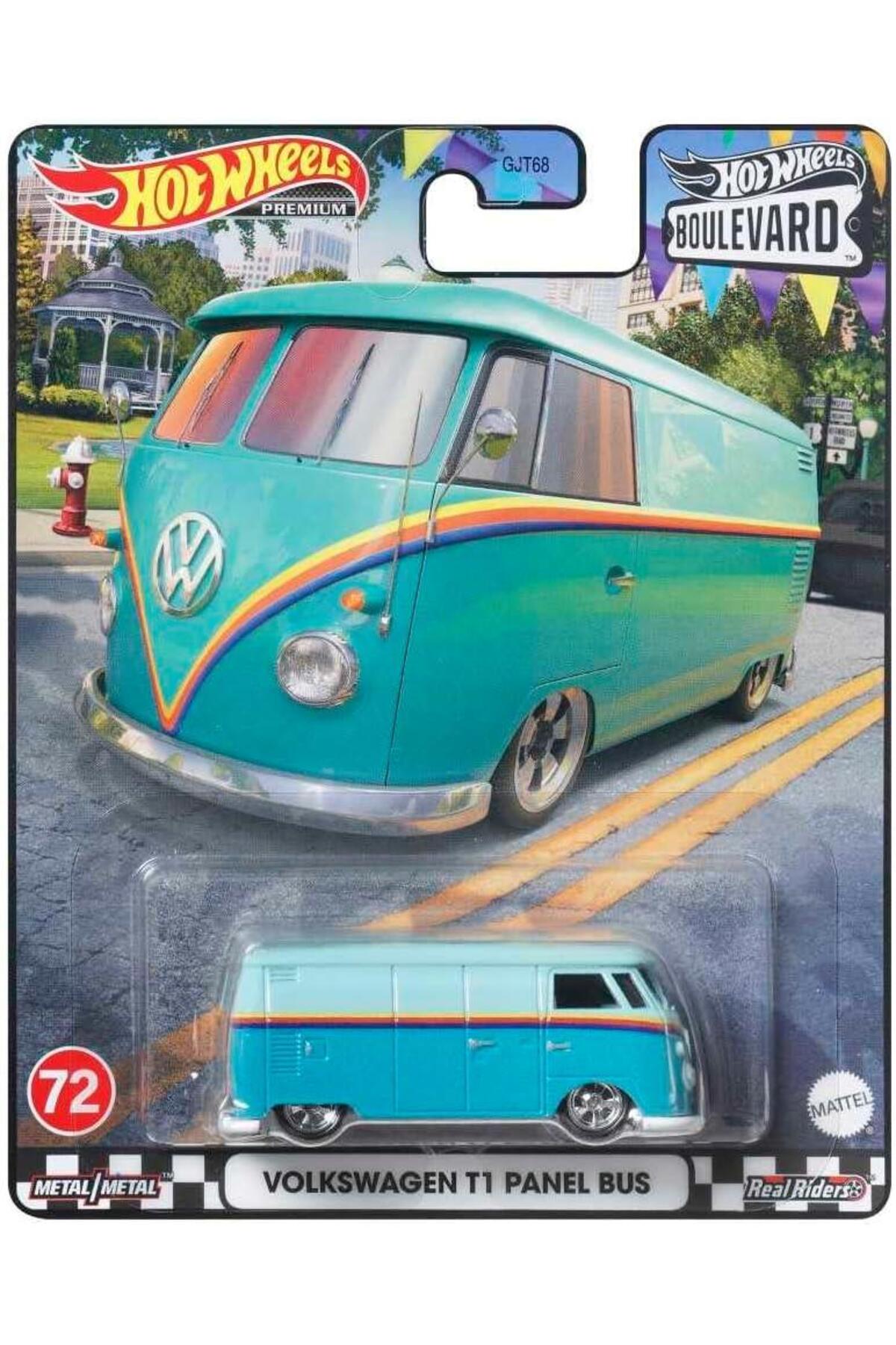 مدل خودرو بلوار پریمیوم اتوبوس فولکس واگن پنل T1 ماشین از ترکیه HOT WHEELS