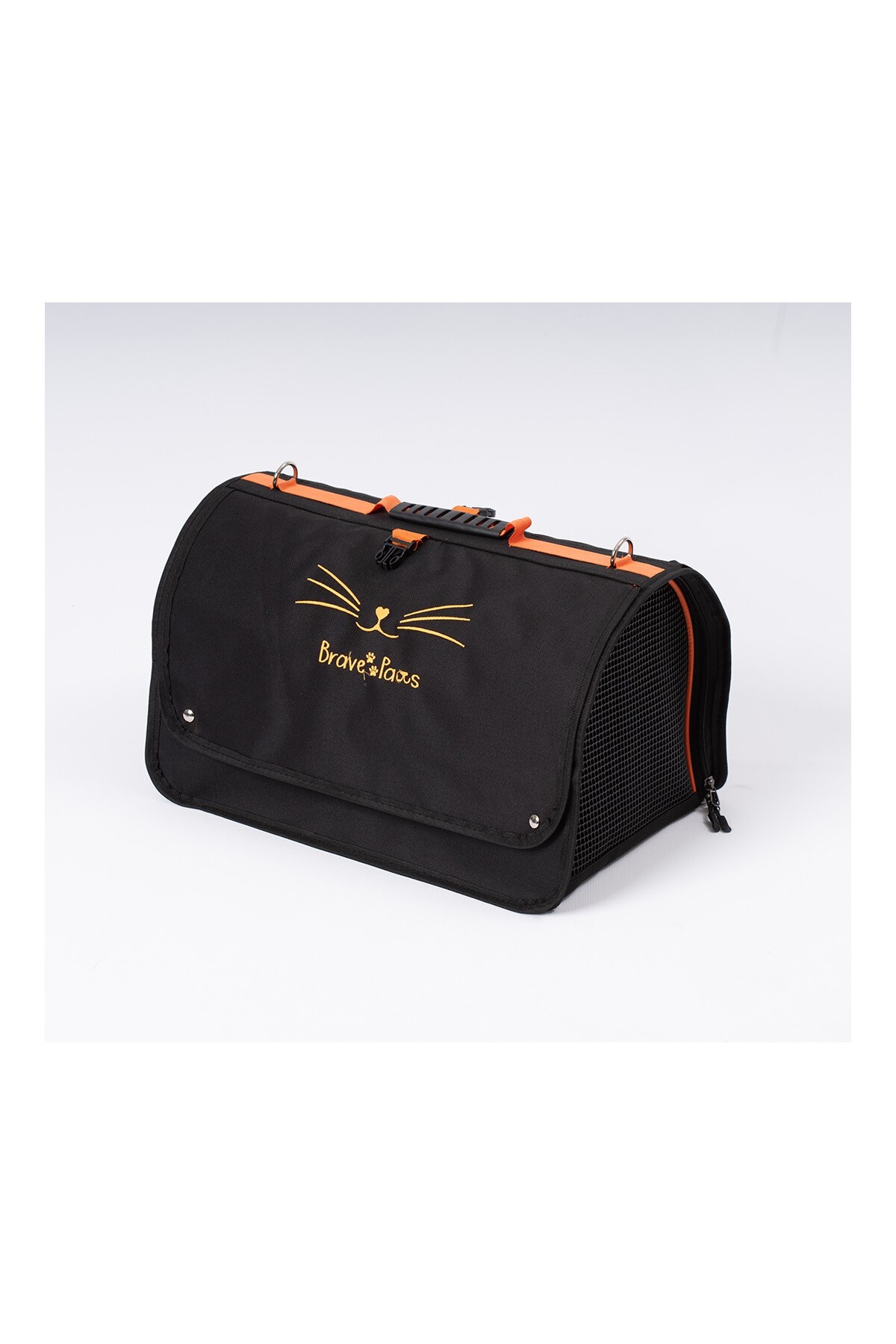 کیف حمل گربه و سگ بریو پاوز BRAVE PAWS، مدل SP Perdeli Flybag، مشکی