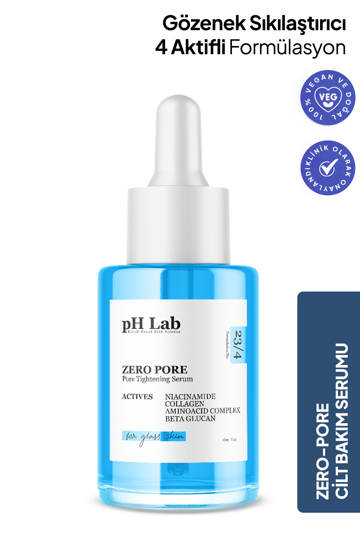 سرم پوست محکم منافذ PHLAB ZERO PORE مراقبت از تمیز کردن POIN Ph Lab