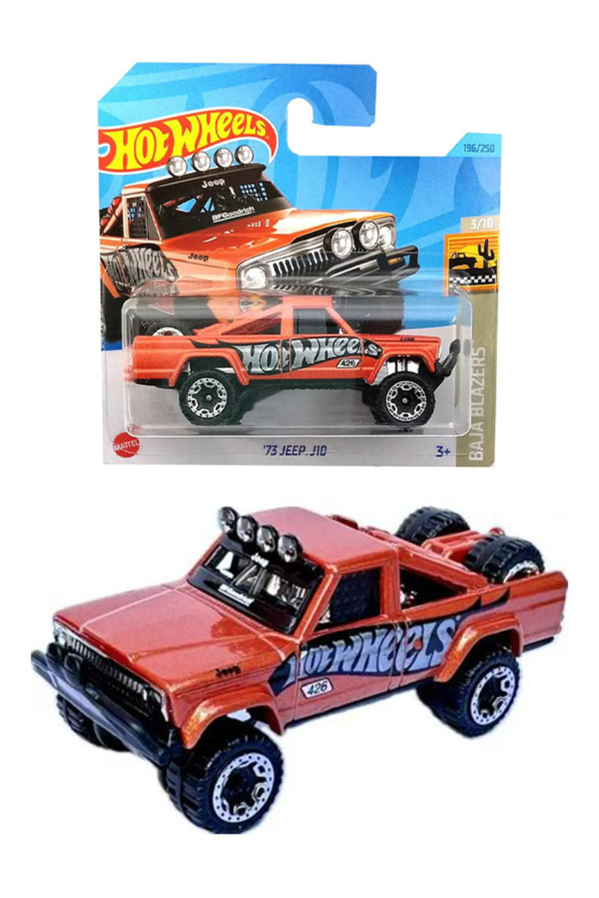 ماشین اسباب بازی '73 JEEP J10 1 64 سری 2023 هات ویلز اورجینال HOT WHEELS