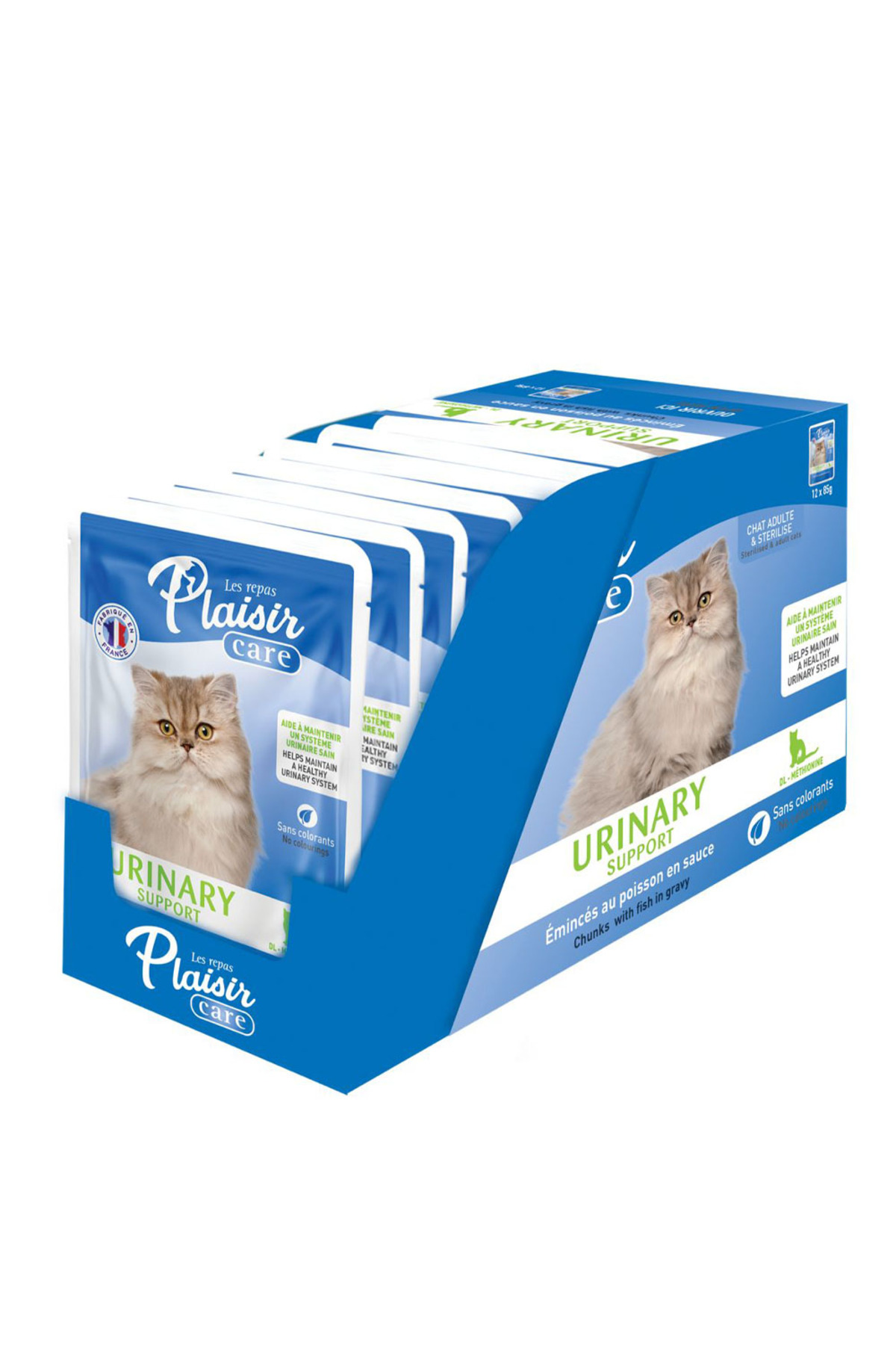 غذای مرطوب گربه پلیزیر Plaisir Care Urinary، پاکتی ۸۵ گرم