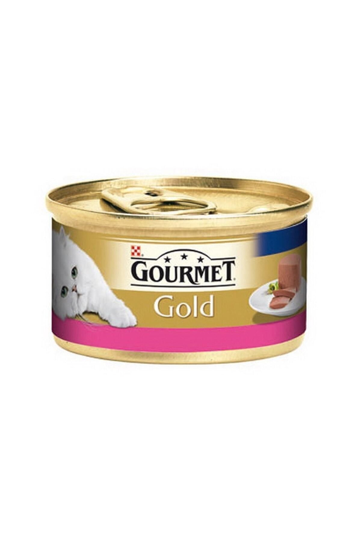کنسرو غذای گربه با گوشت گاو خردشده گورمت Gourmet، ۸۵ گرمی، بسته ۲۴ عددی