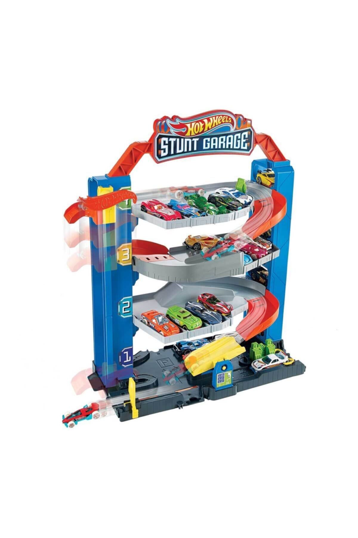 ماشین اسباب بازی شروع به ماجراجویی گاراژ 4 STOREY GNL70 هات ویلز اورجینال HOT WHEELS