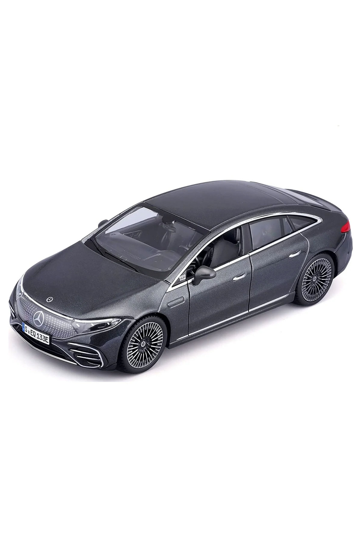مدل خودرو 1 27 EQS توسط MERCEDES EQ خاکستری اورجینال Genel Markalar