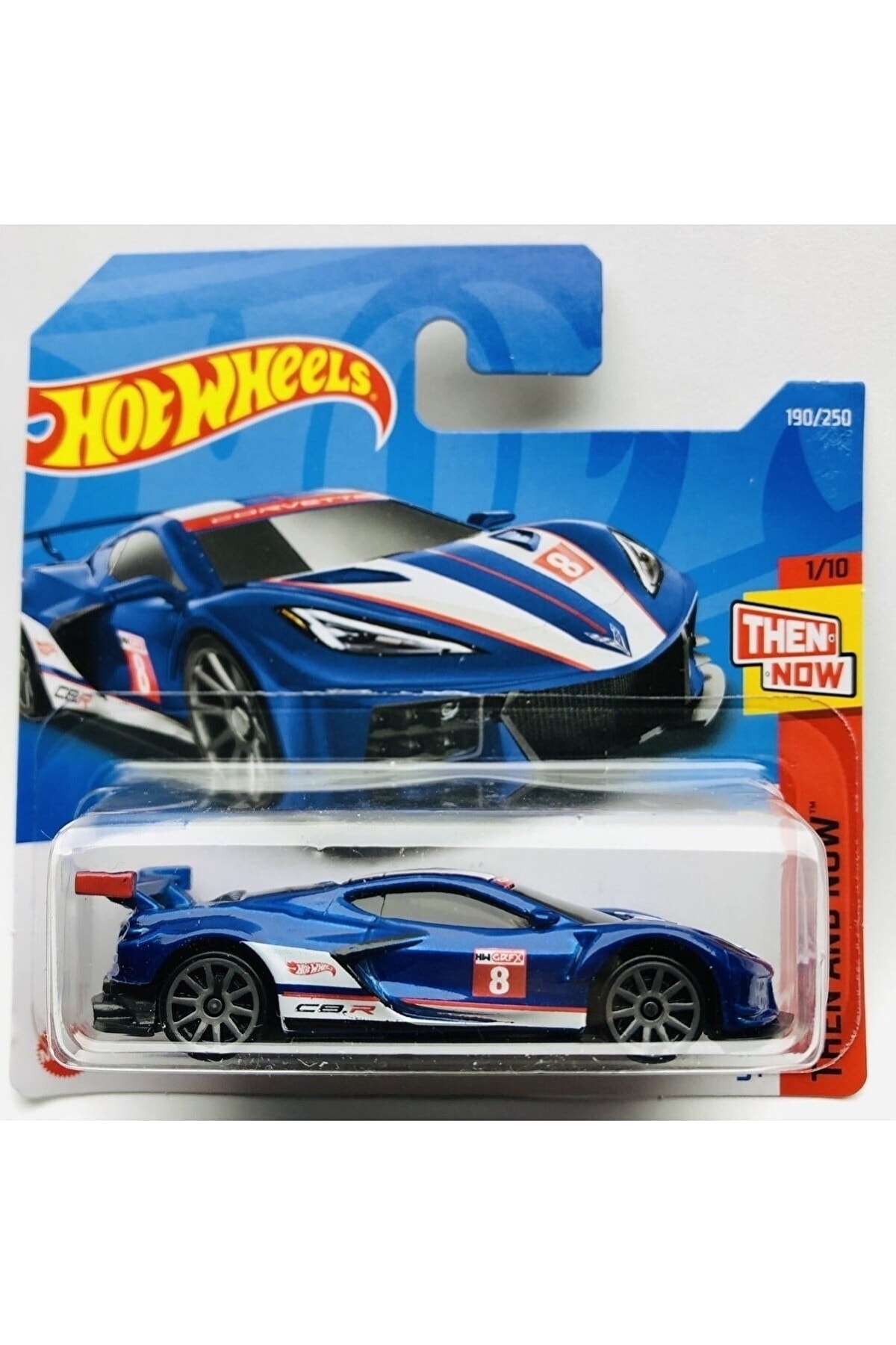 ماشین اسباب بازی CORVETTE C8.R 2022 HCT73 اورجینال HOT WHEELS