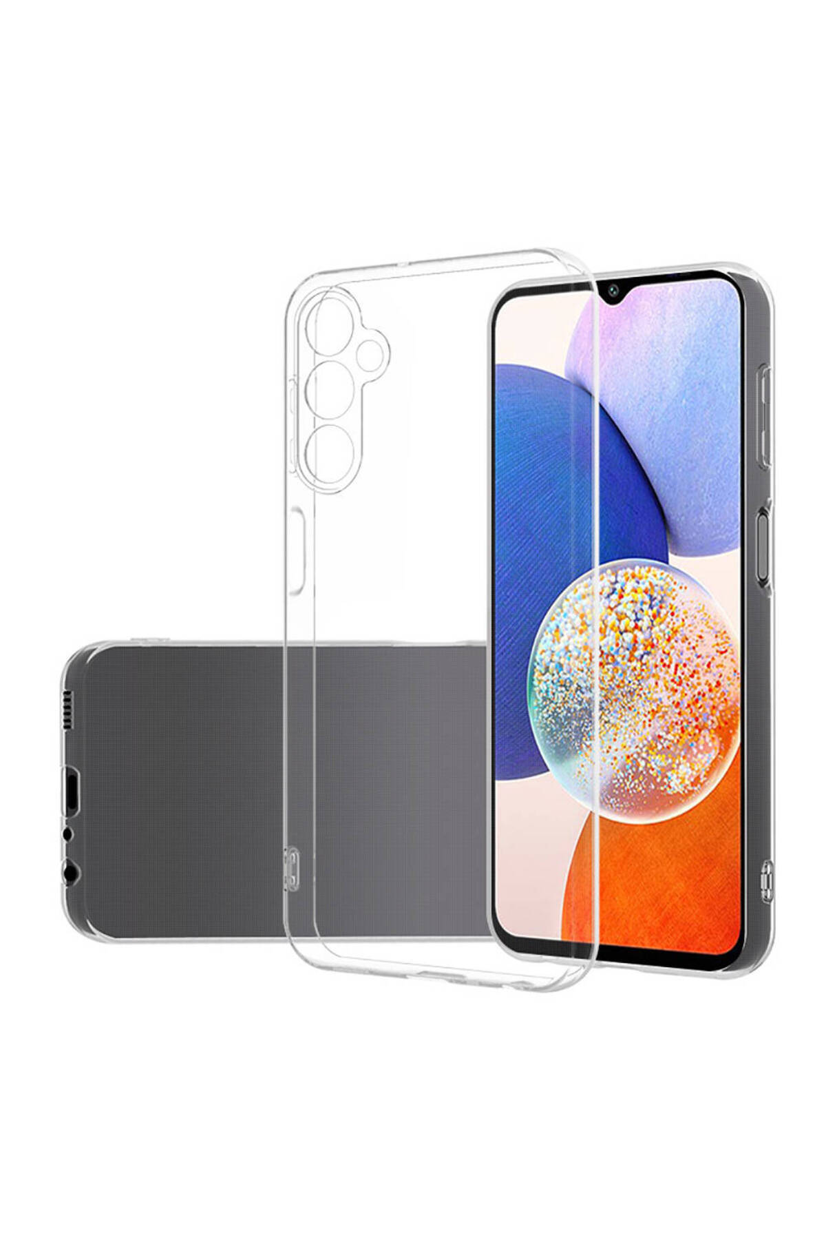 کاور و قاب پوشش محافظ سیلیکونی انعطاف پذیر شفاف بی رنگ با دوربین SAMSUNG GALAXY A55 فیبکس Fibaks