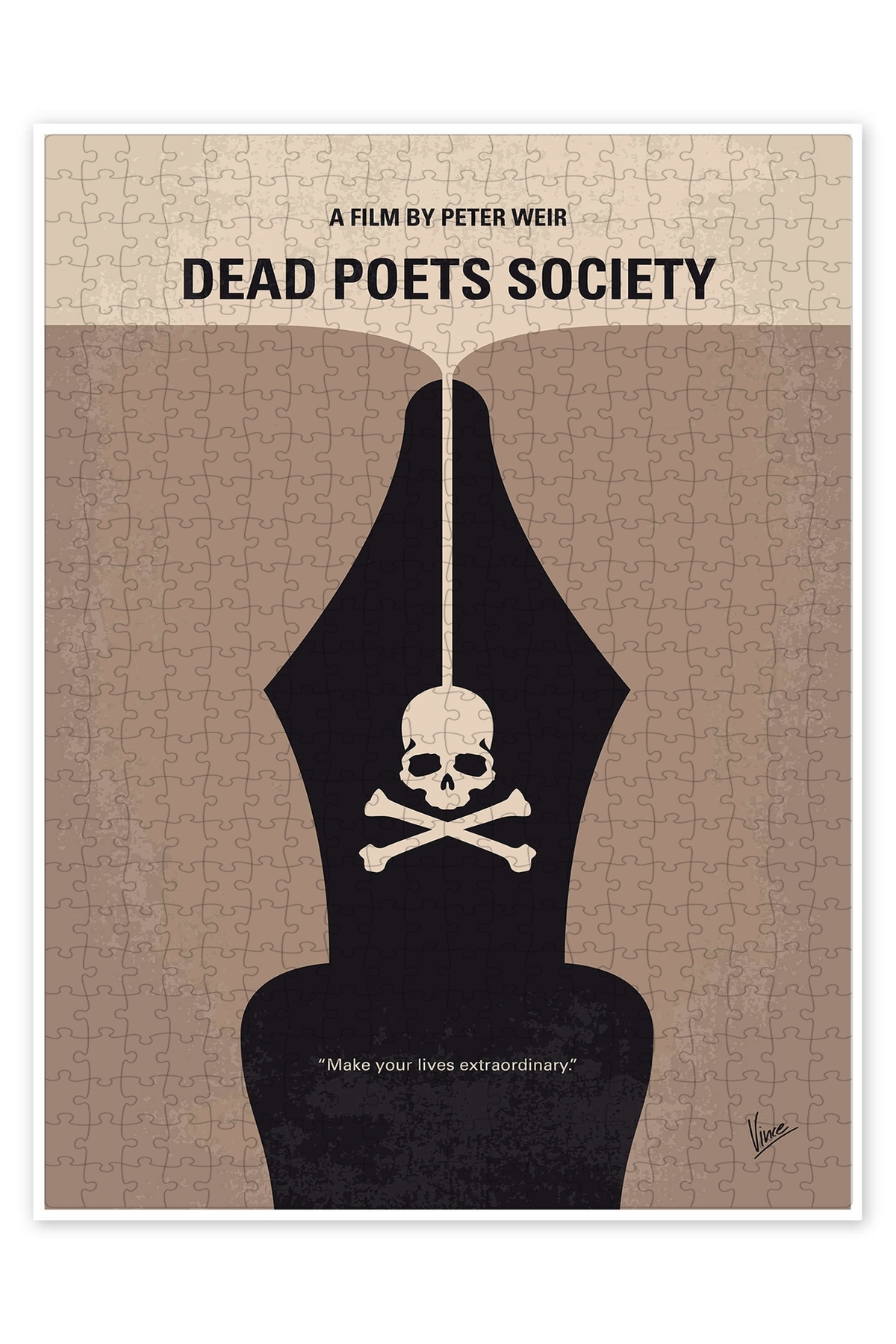 پازل DEAD POETS SOCIETY 500 PIECE PUZZLE اره منبت کاری مویی فیلم کلاسیک از ترکیه Jeronkarji