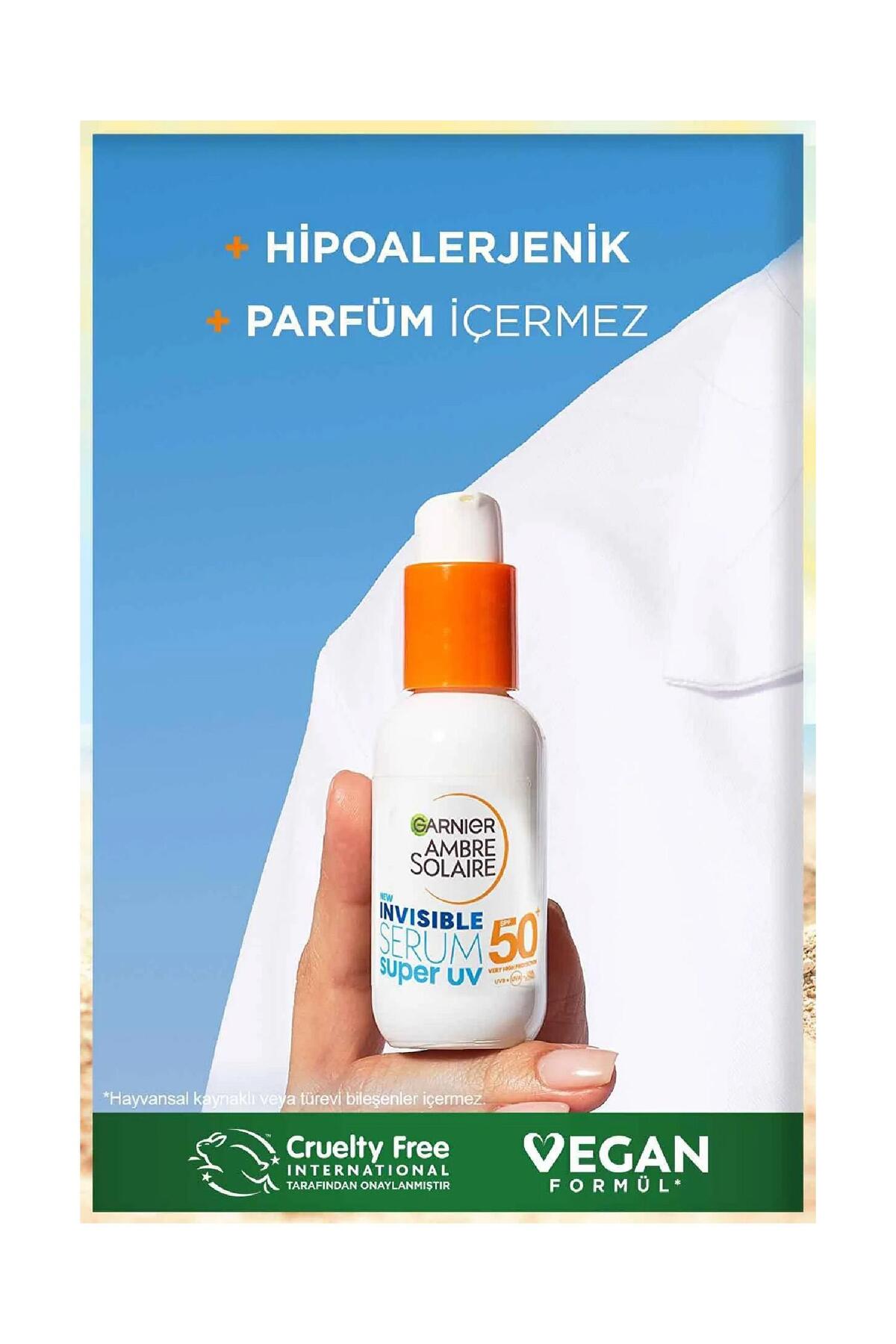 Garnier سرم ضدآفتاب روزانه SPF50+ غیرقابل رویت 30 میلی‌لیتر