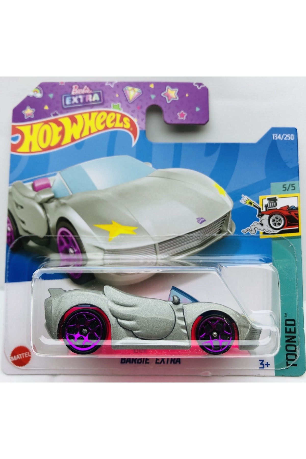 ماشین اسباب بازی BARBIE EXTRA CAR TOONED 1:64 SCALE HOTWHEELS BRAND 5 از ترکیه HOT WHEELS