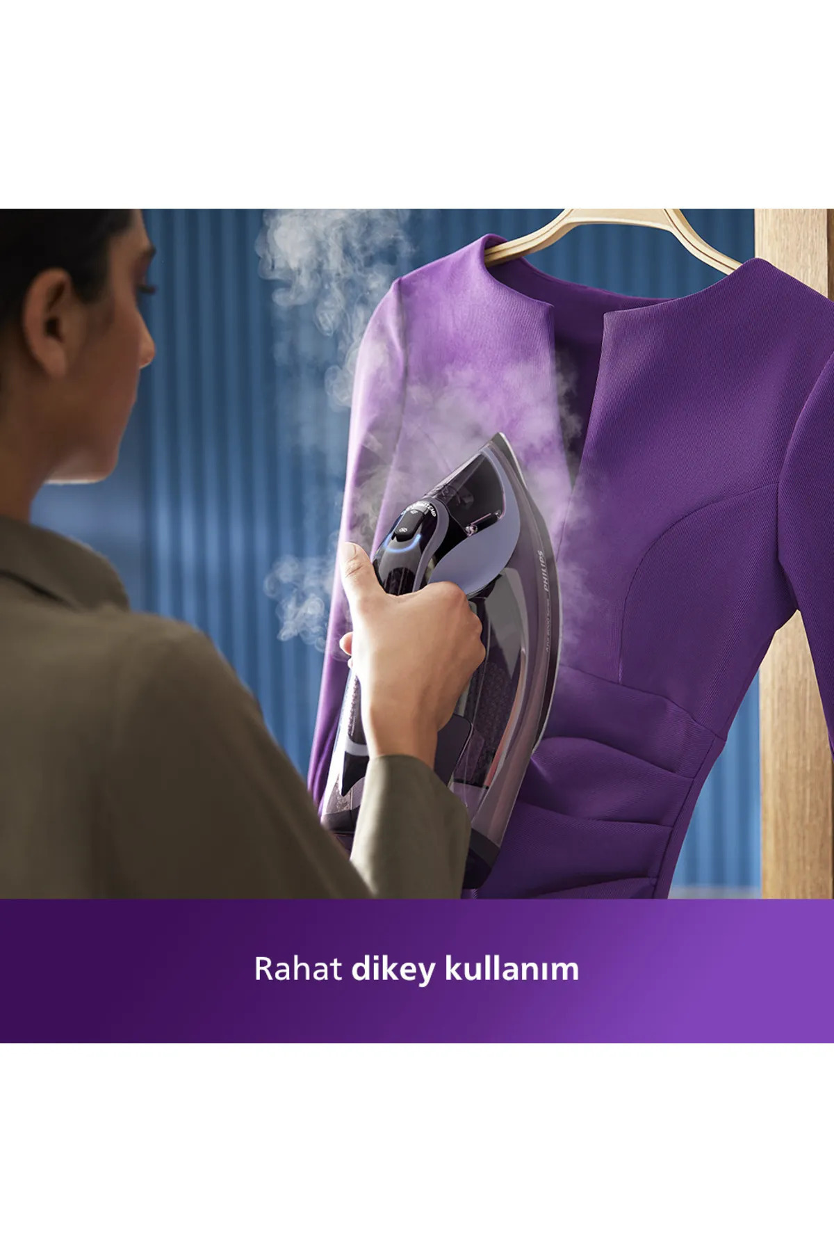 اتو بخار AZUR 8000 STEAM IRON DST8021 30 عمودی اورجینال Philips