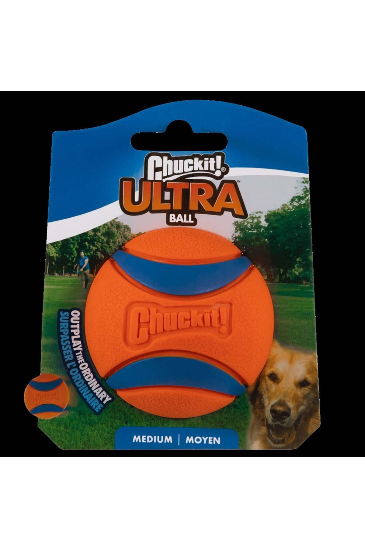 توپ بازی سگ چاکیت Chuckit ! Ultra Ball، متوسط، مدل 170015P چندرنگ