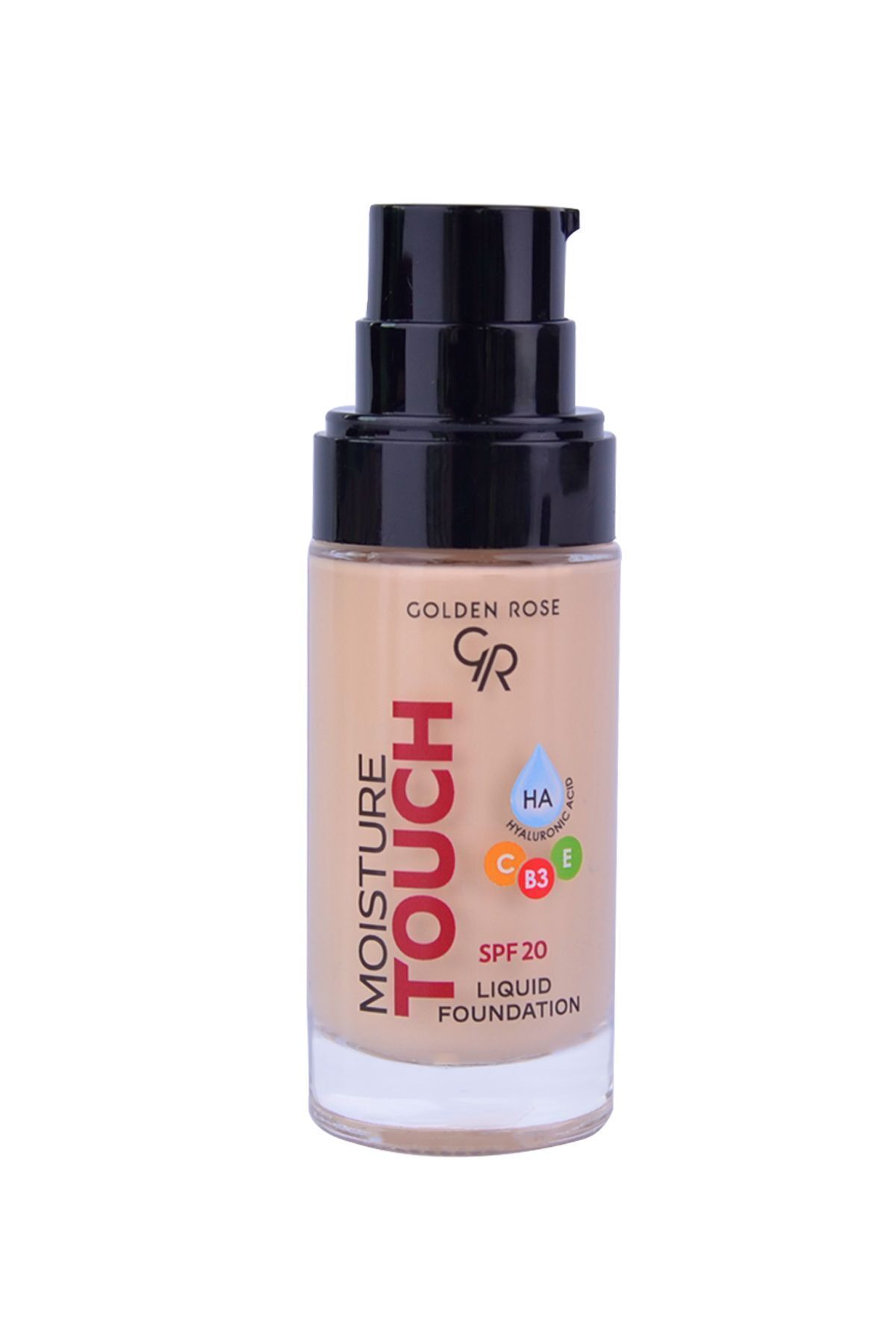 Golden Rose پایه مایع لمس رطوبت SPF20 شماره 101 پایه موثر مرطوب کننده