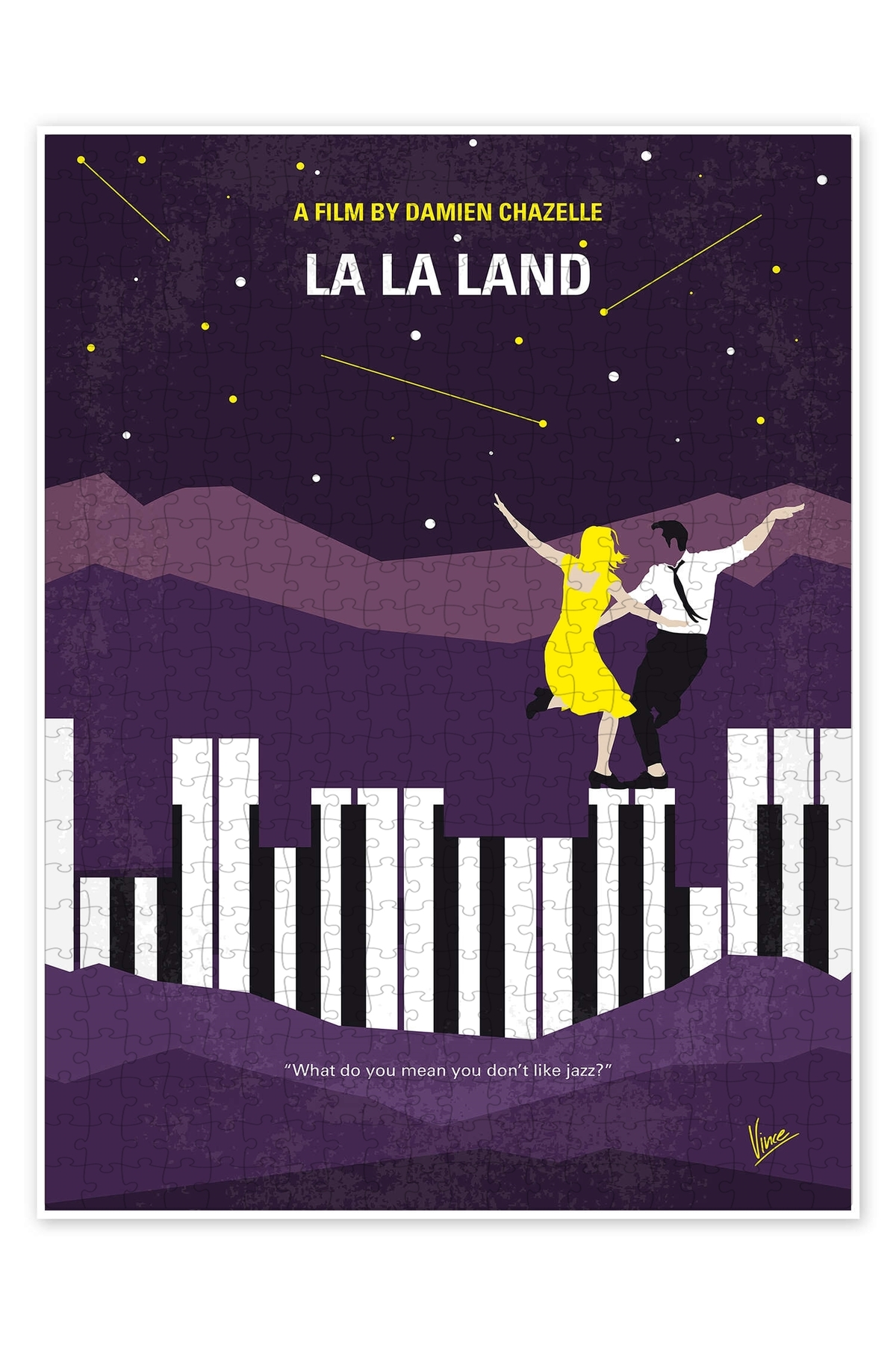 پازل LA LAND 500 PIECE JIGSAW PUZZLE تم فیلم کلاسیک از ترکیه Jeronkarji