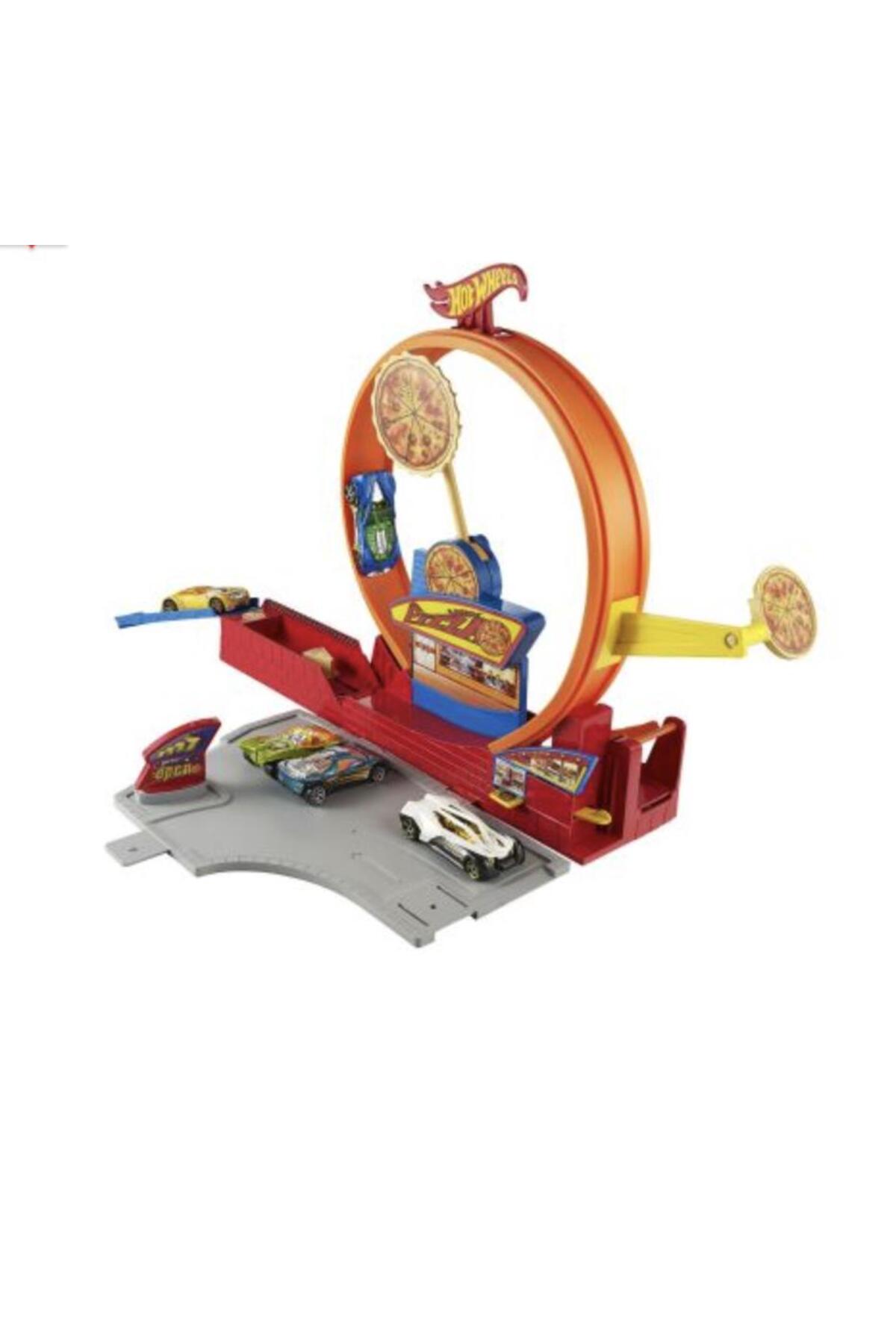 ماشین اسباب بازی نمایش مجموعه پیتزا سریع جهانی HMD53 HKX44 از ترکیه HOT WHEELS