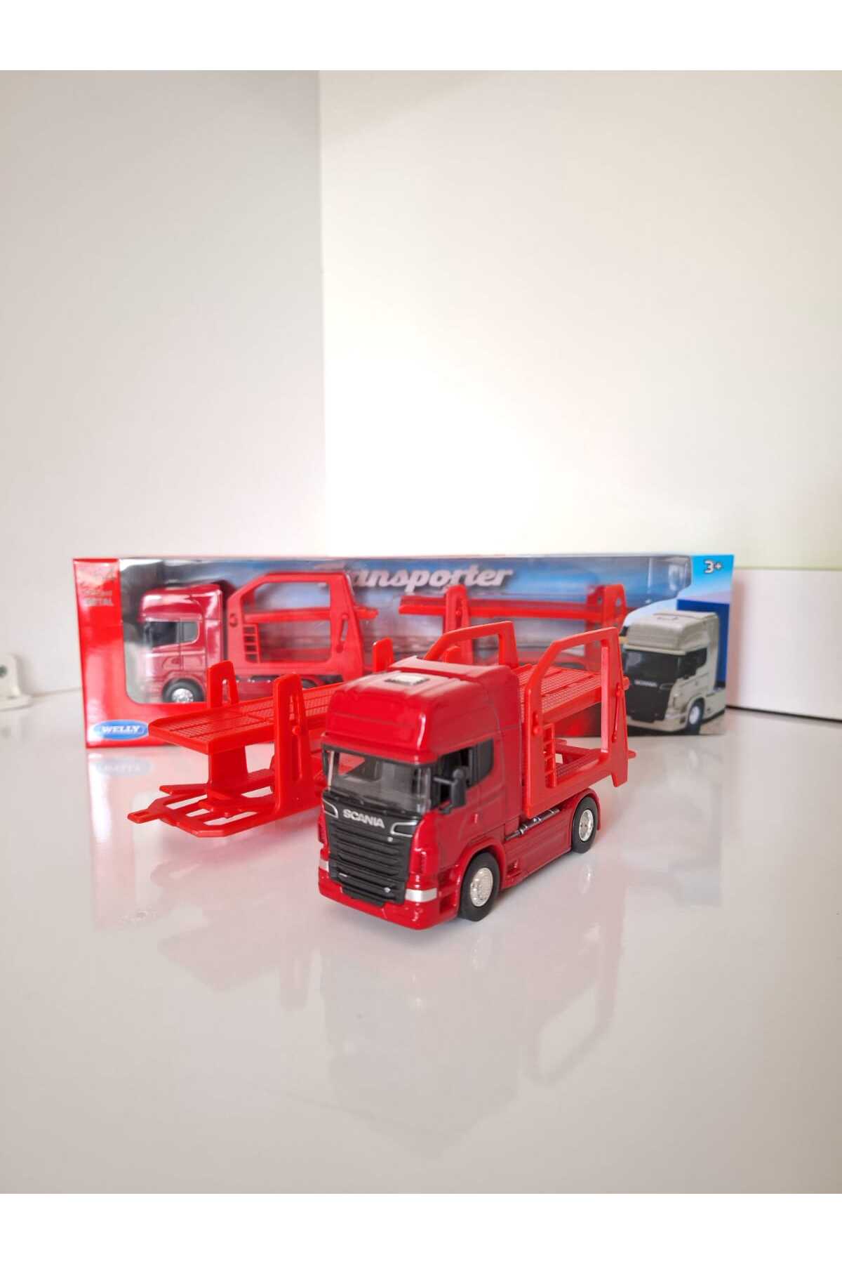 ماشین اسباب بازی کامیون حامل اسکنیا هات ویلز اورجینال HOT WHEELS