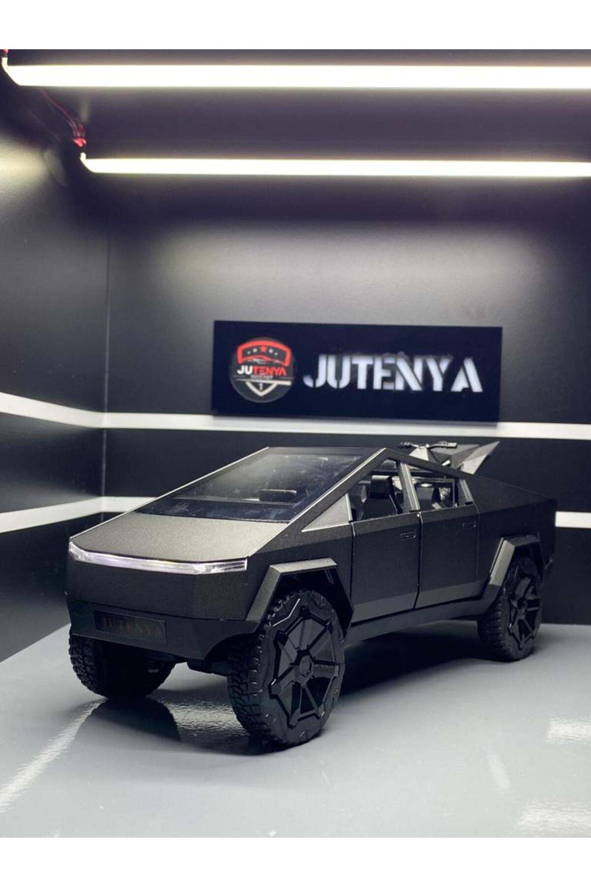 مدل خودرو TESLA CYBERTRUCK 1:24 SCALE DIECAST METAL MODEL CAR COLLECTIVE WITH SOUND AND LIGHT PULL RELEASE اورجینال Jutenya